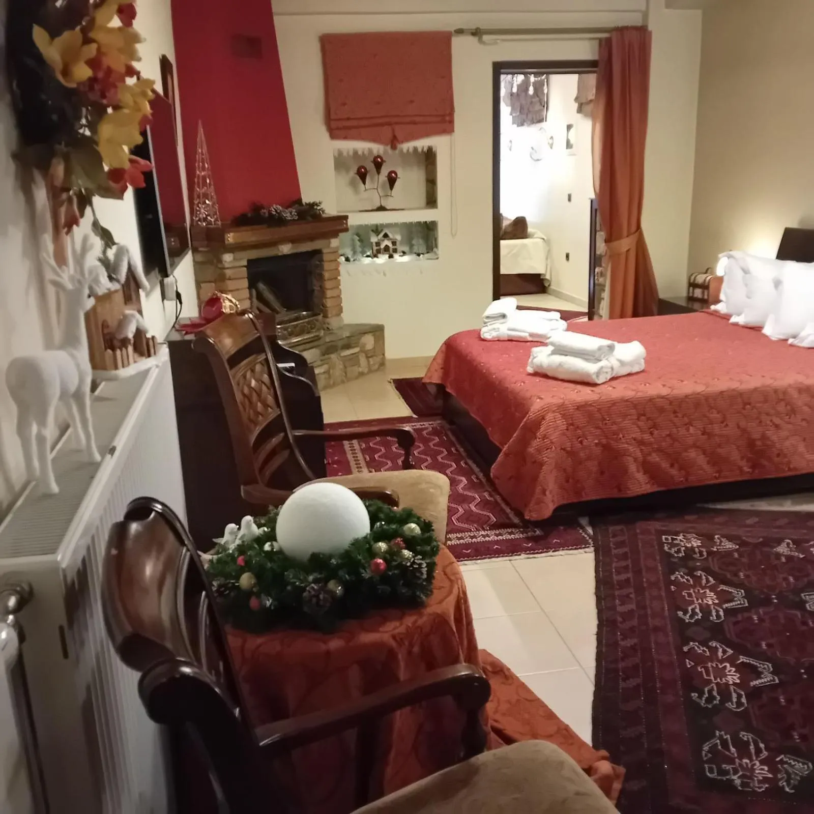 Bed in Pandion Luxury Boutique Hotel & Suites with Spa