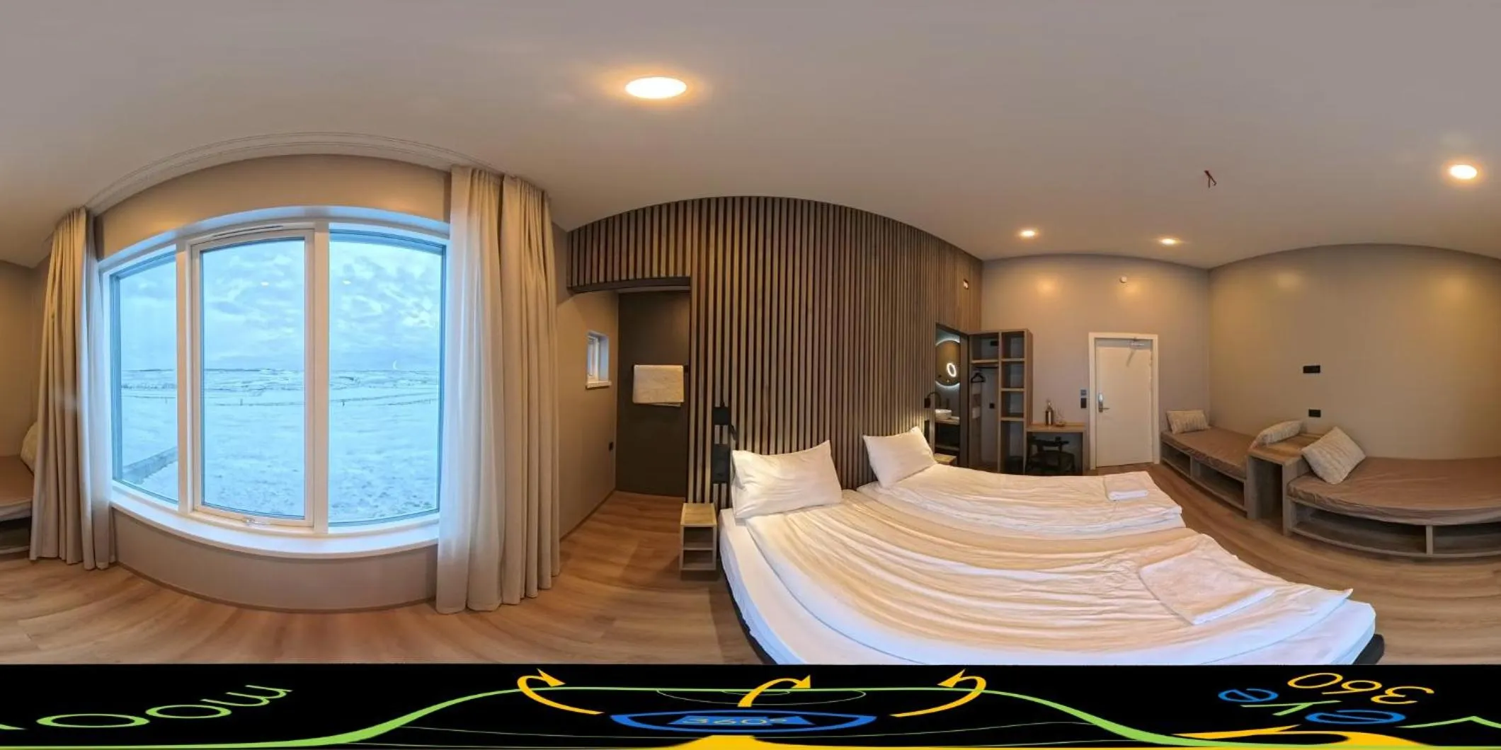 Bedroom, Bed in Hestheimar