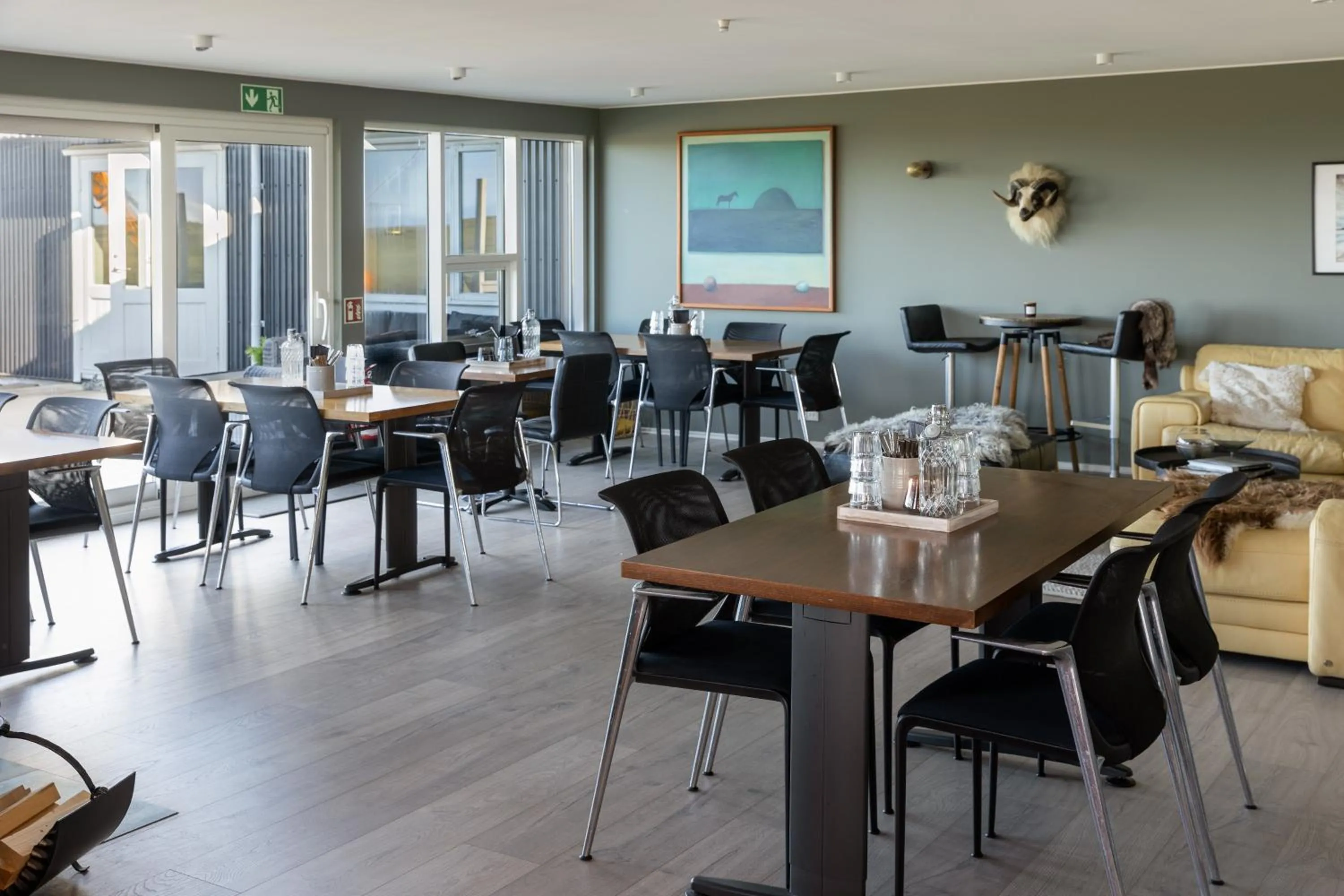 Dining area in Hestheimar