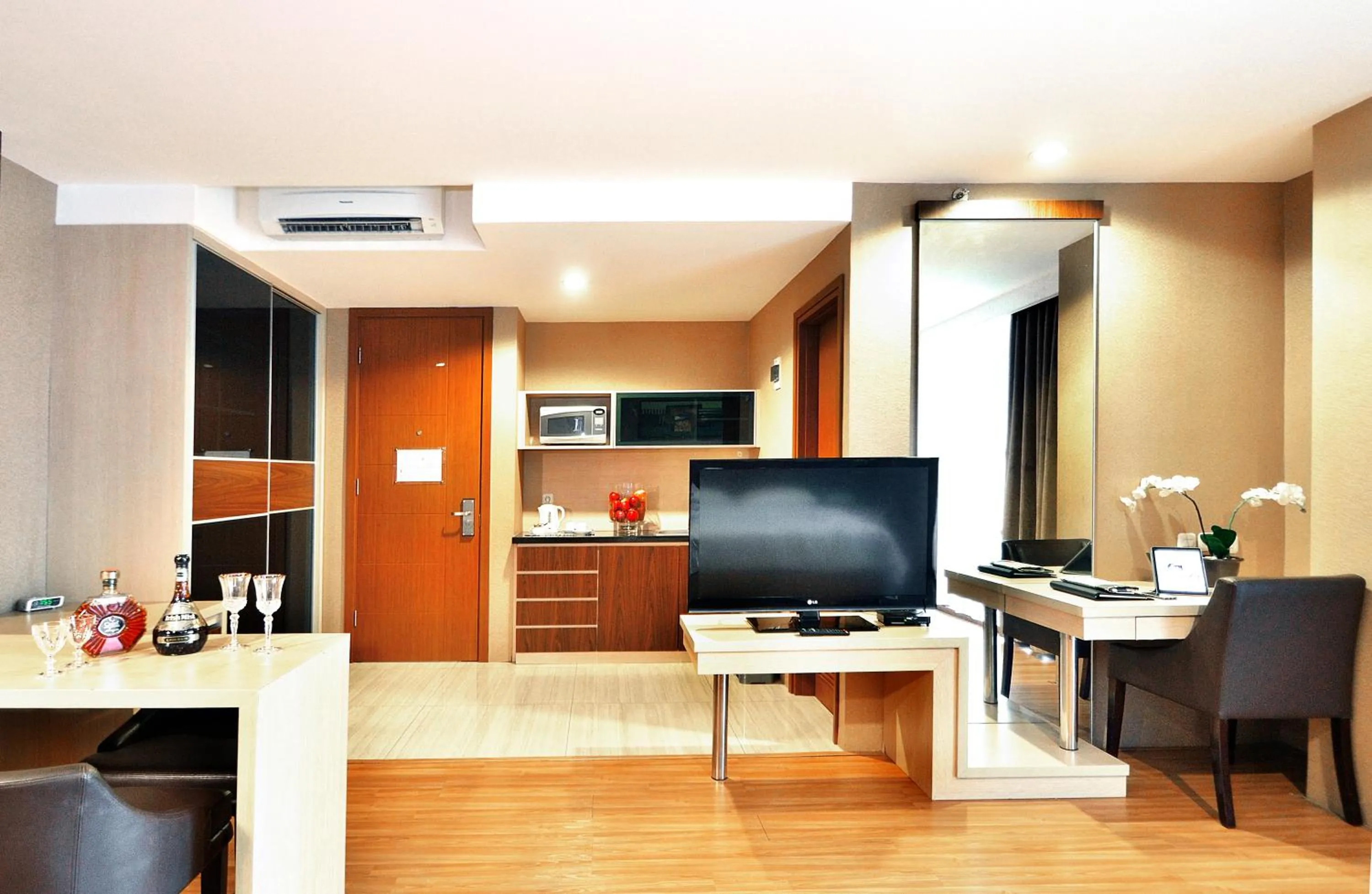 Living room in Avissa Suites