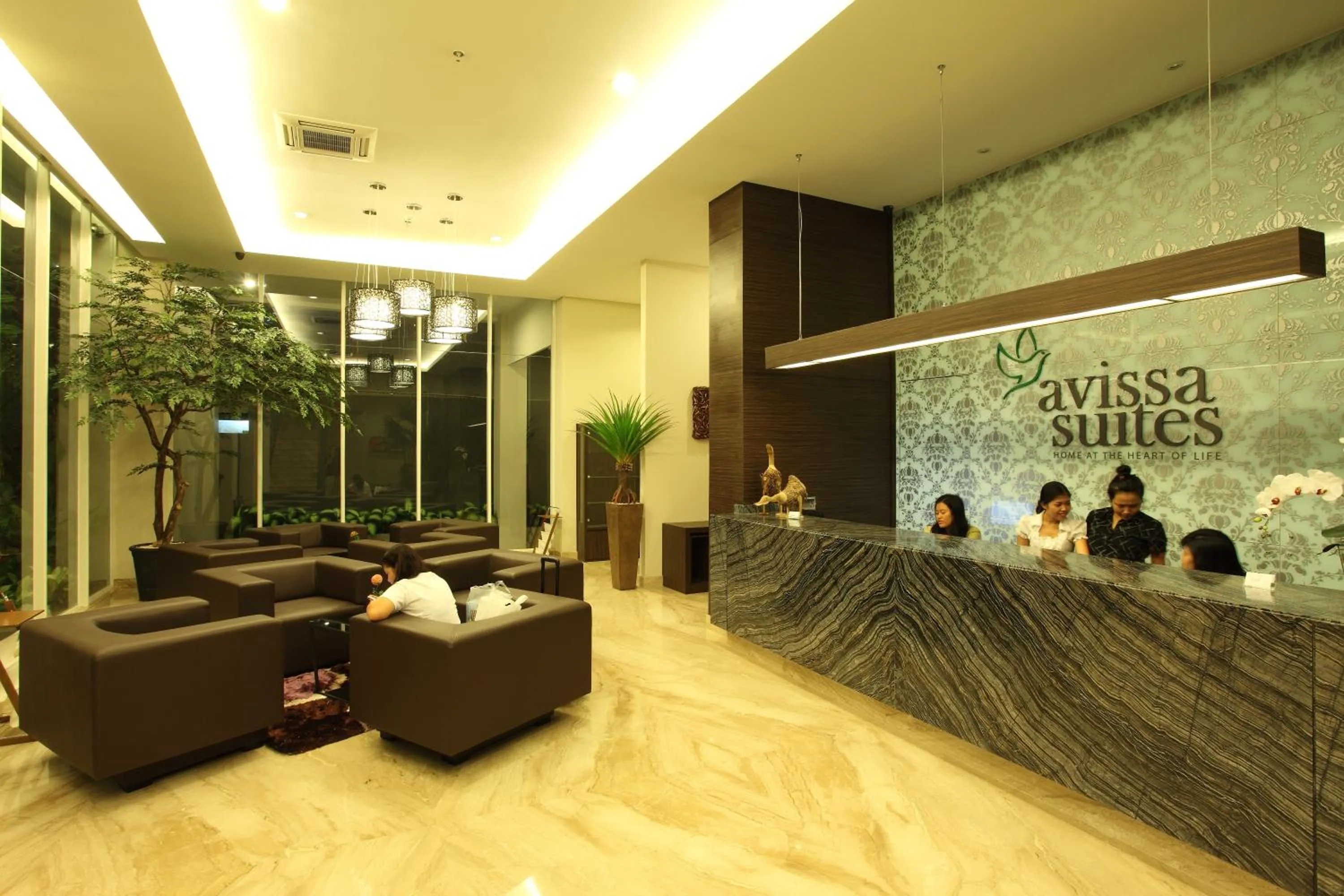 Lobby or reception in Avissa Suites