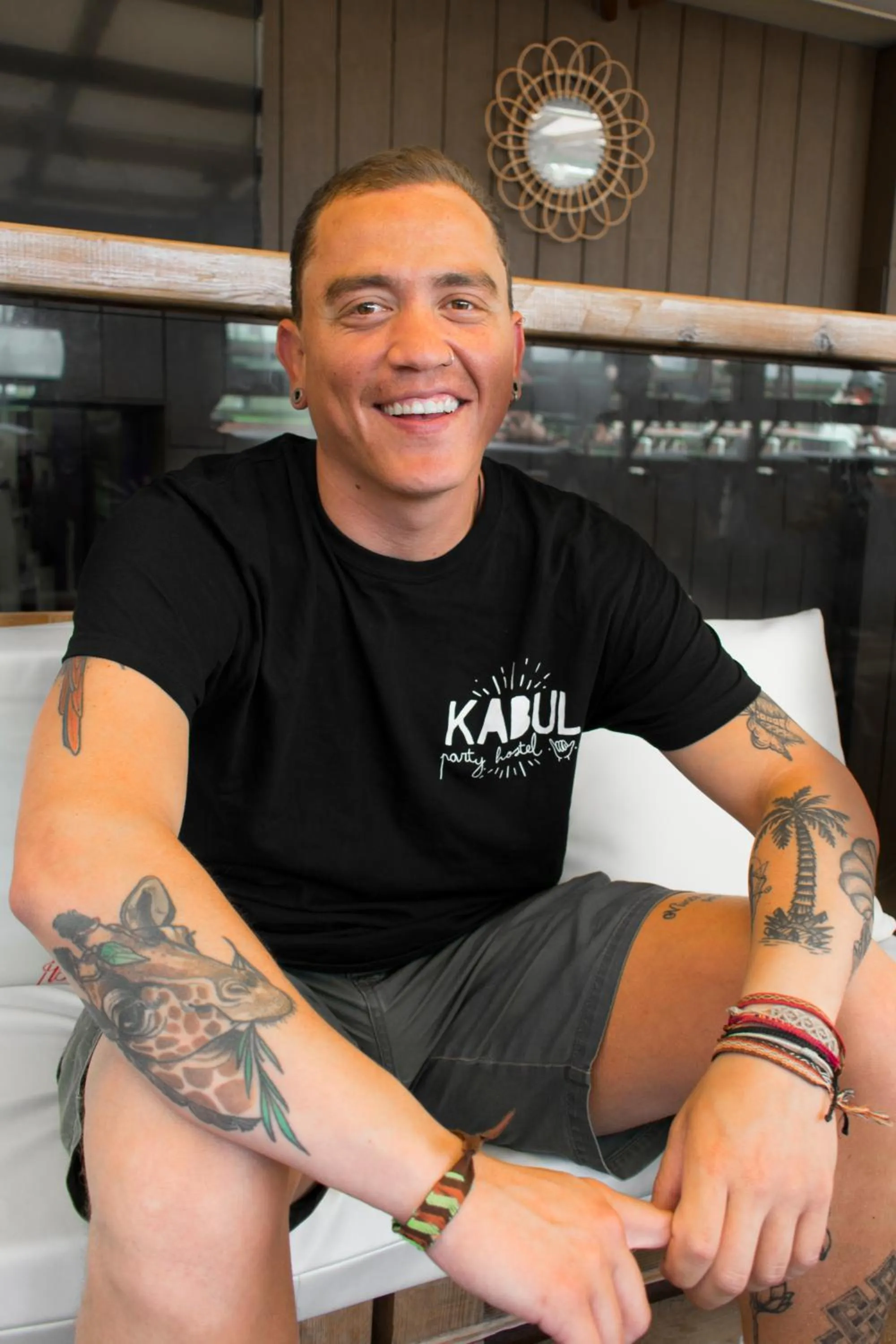 Staff in Kabul Party Hostel Barcelona