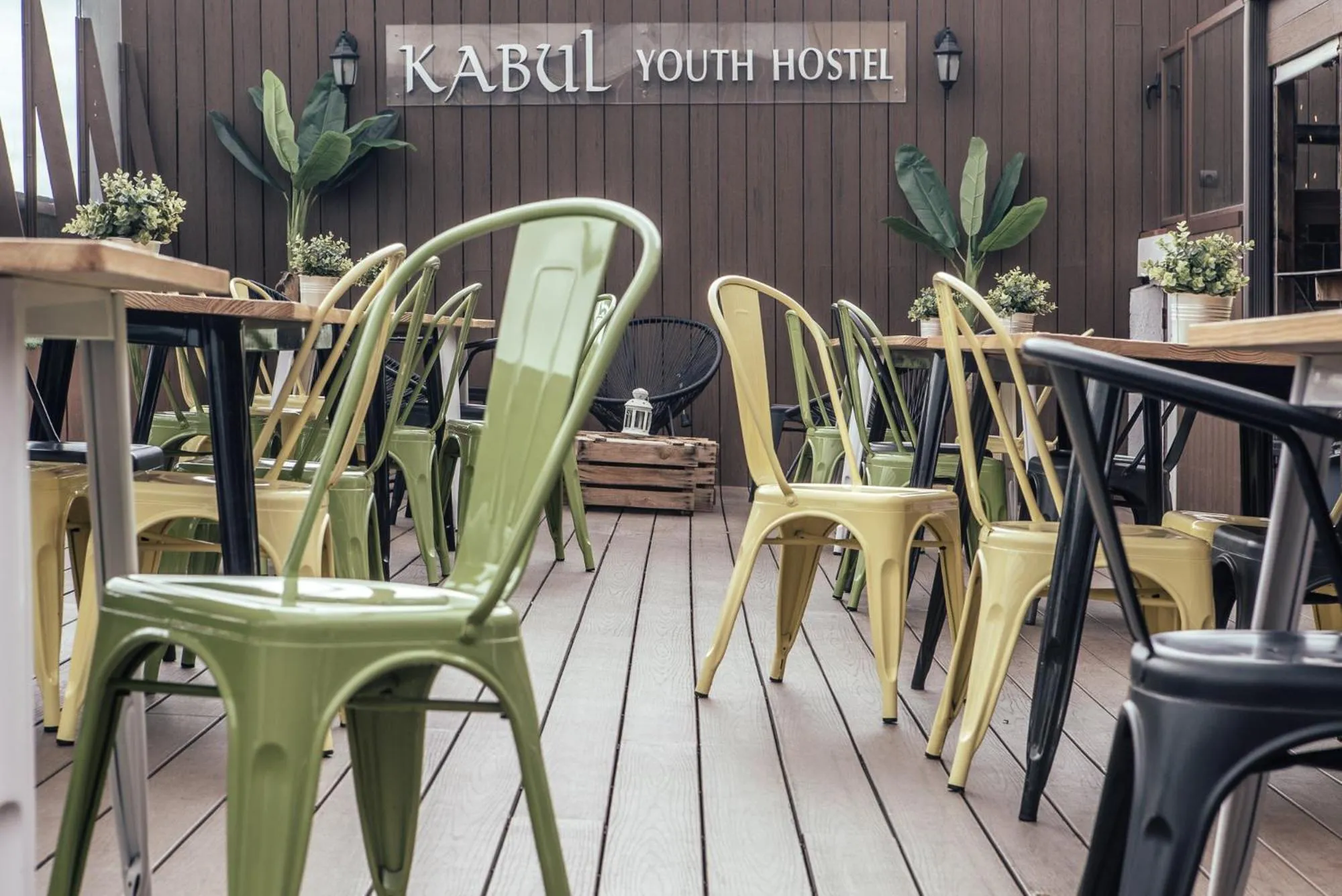 Balcony/Terrace in Kabul Party Hostel Barcelona