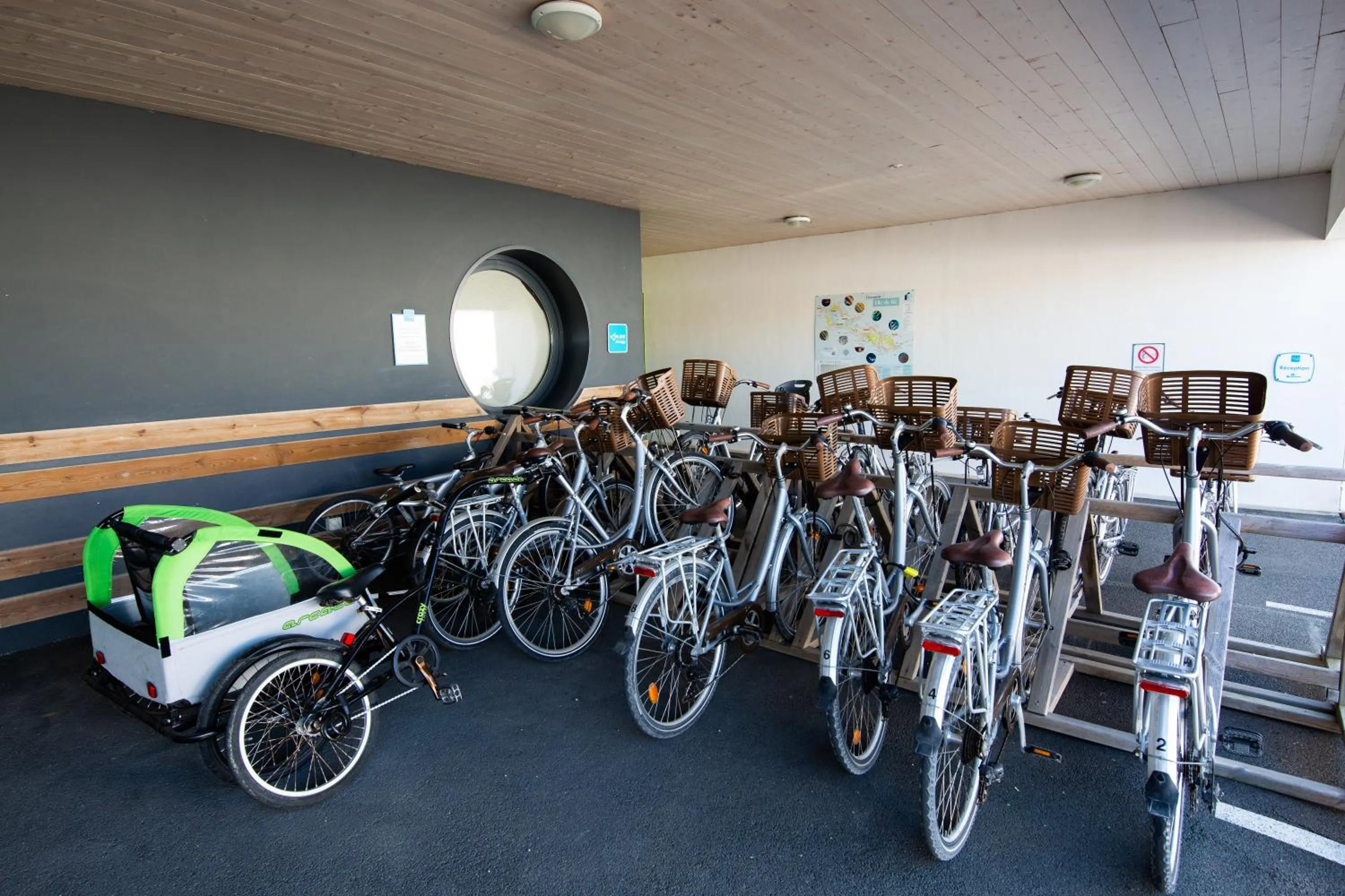 Cycling in Hôtel de Ré, "The Originals Résidence"