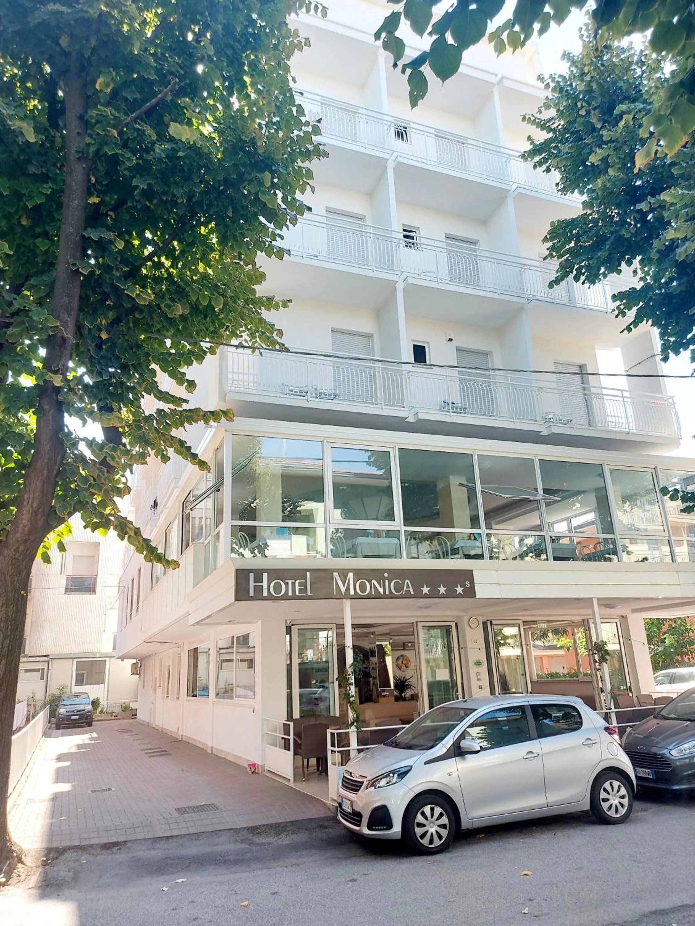 Property building in Hotel Monica