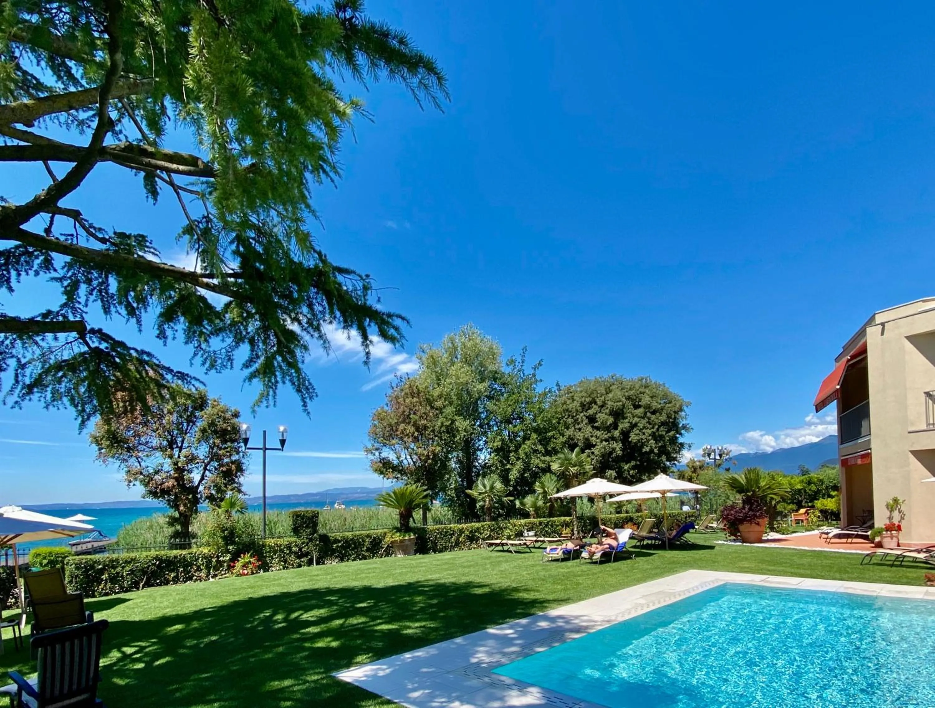 Garden view in Hotel Campagnola