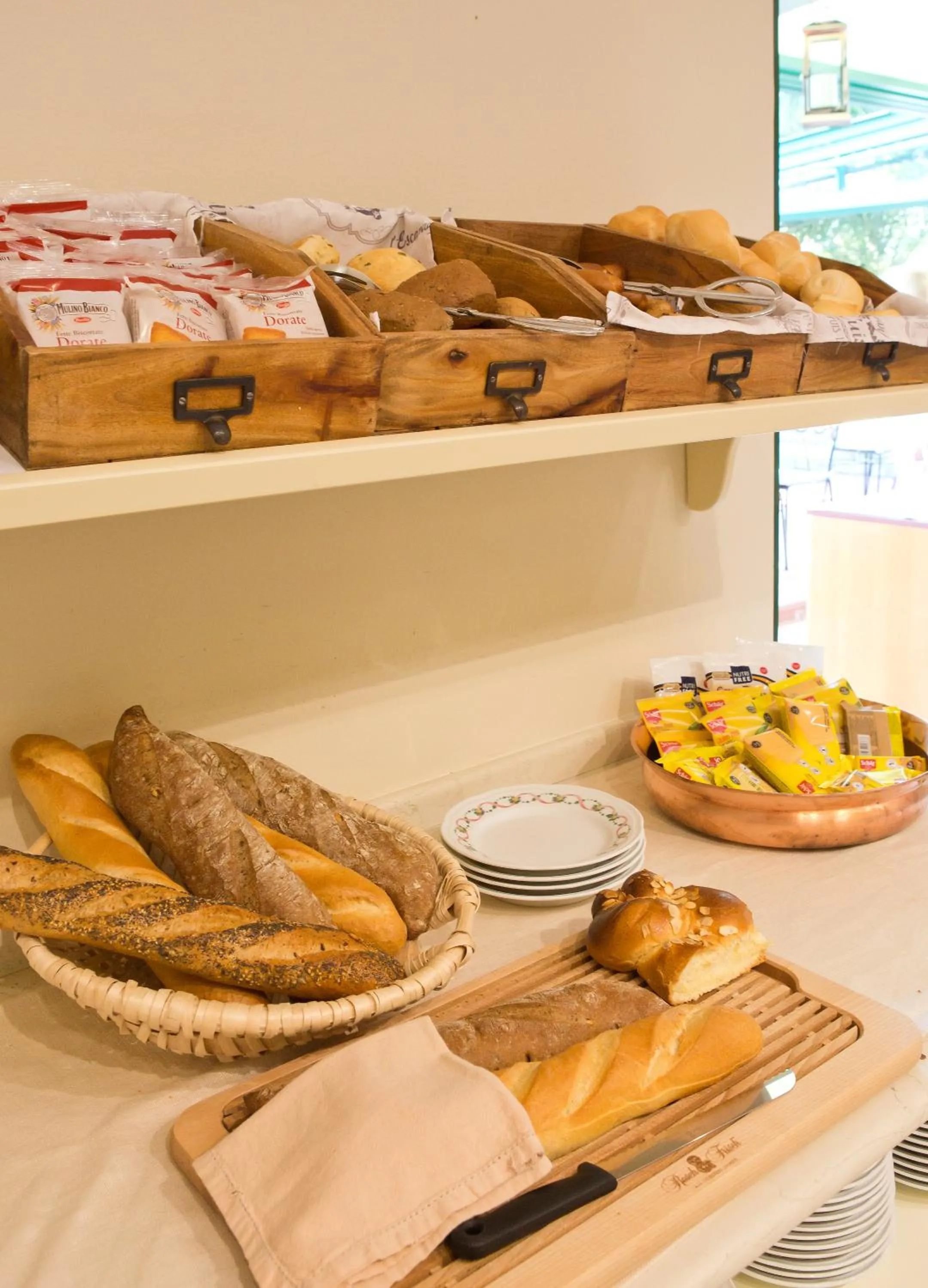 Buffet breakfast in Hotel Campagnola