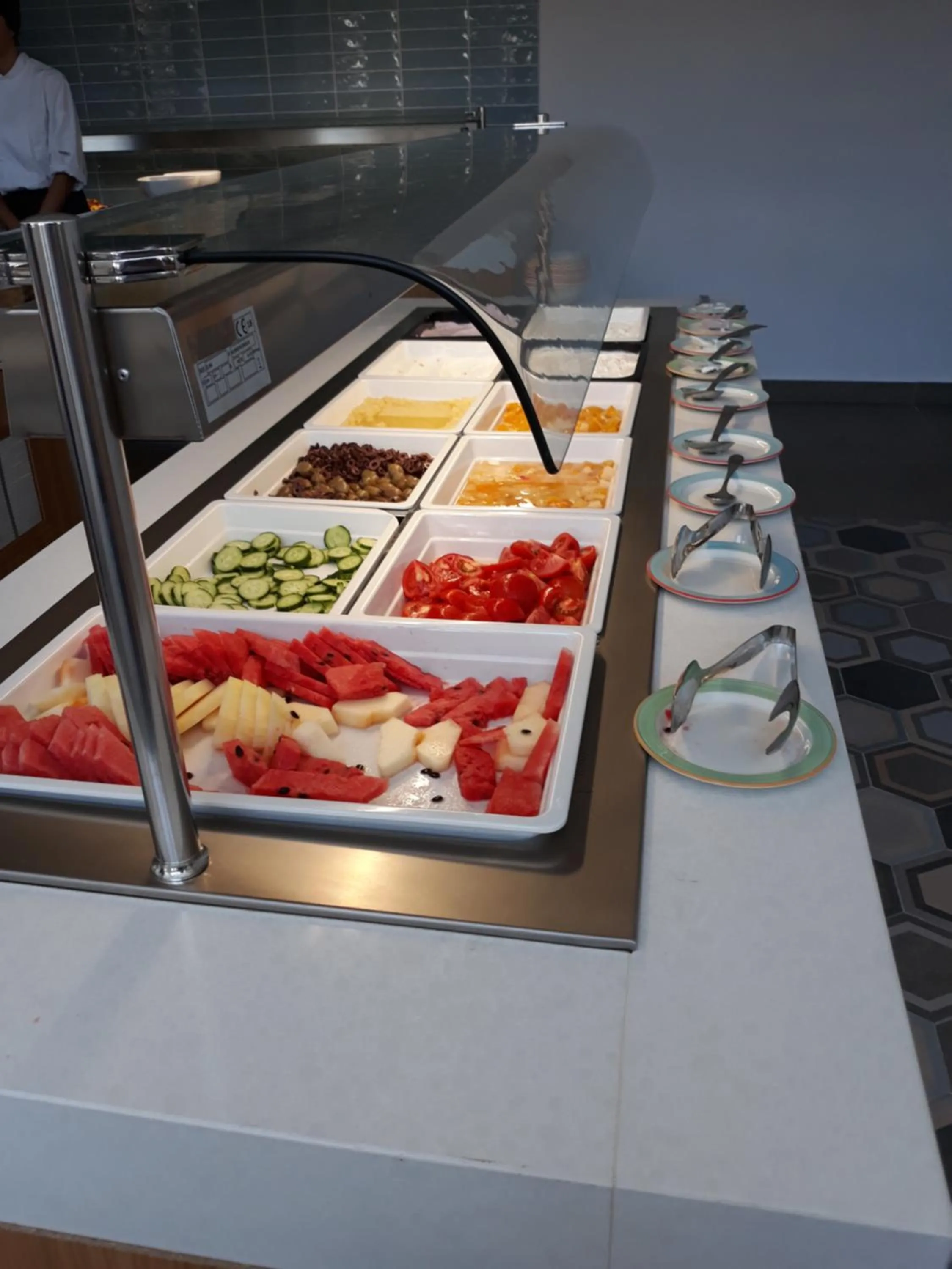 Buffet breakfast in Protaras Plaza Hotel