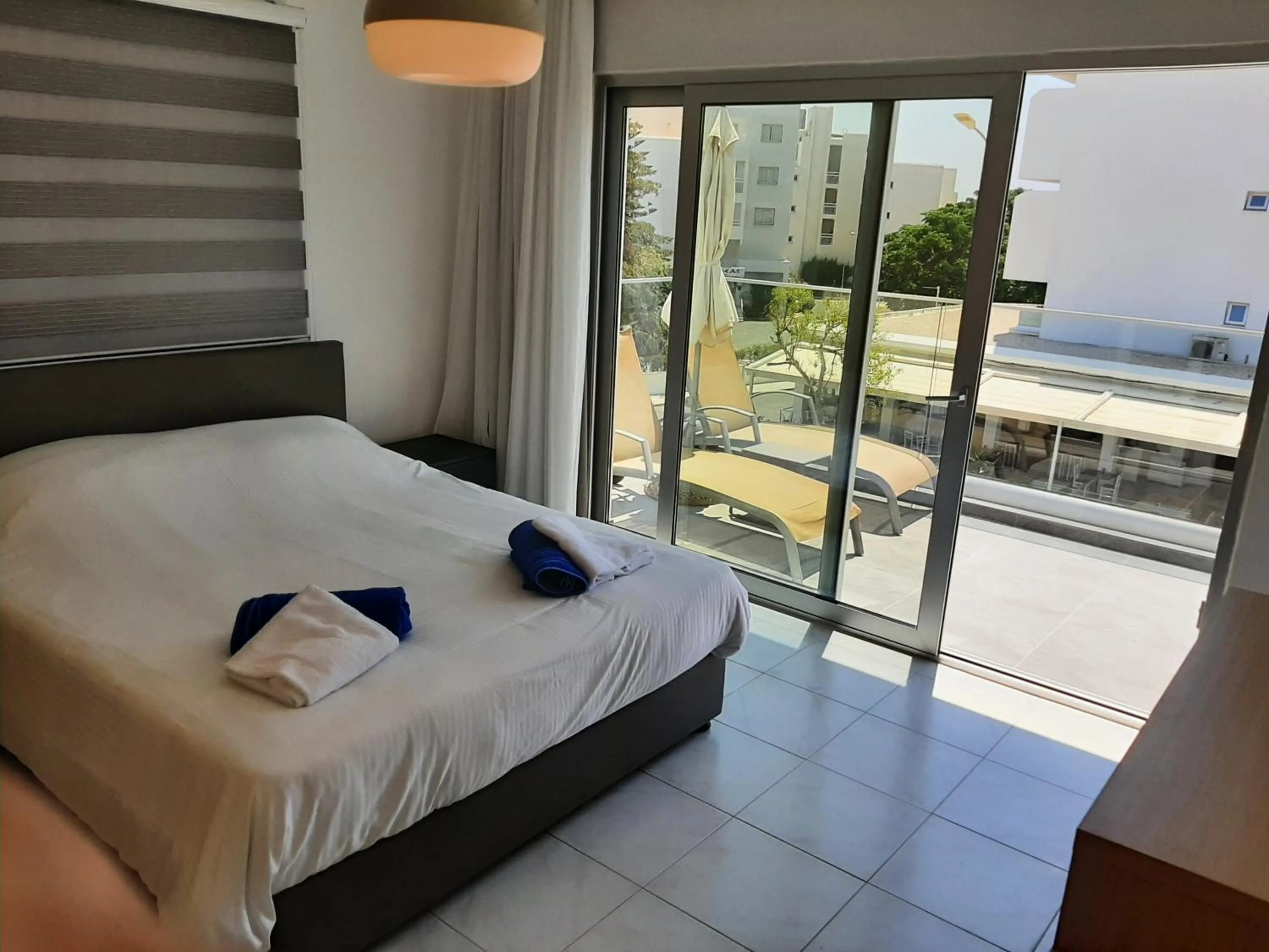 Bed in Protaras Plaza Hotel