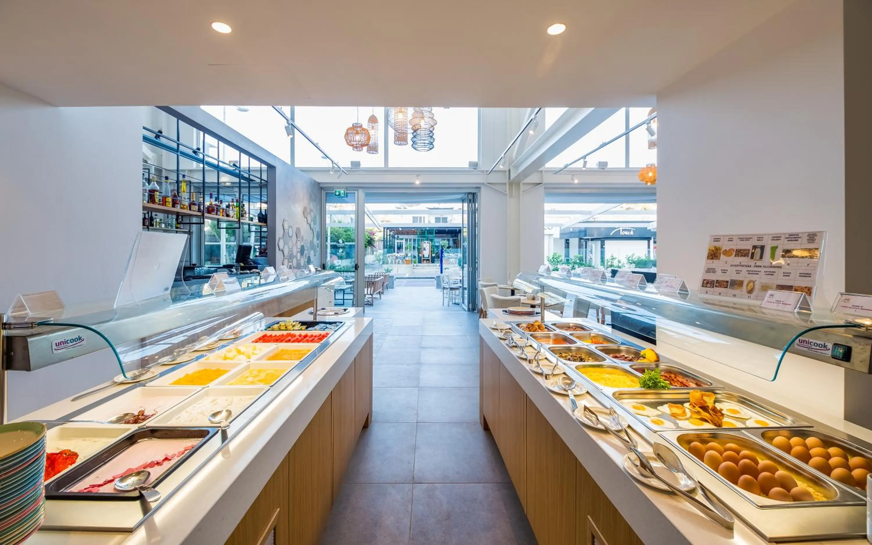 Food and drinks in Protaras Plaza Hotel