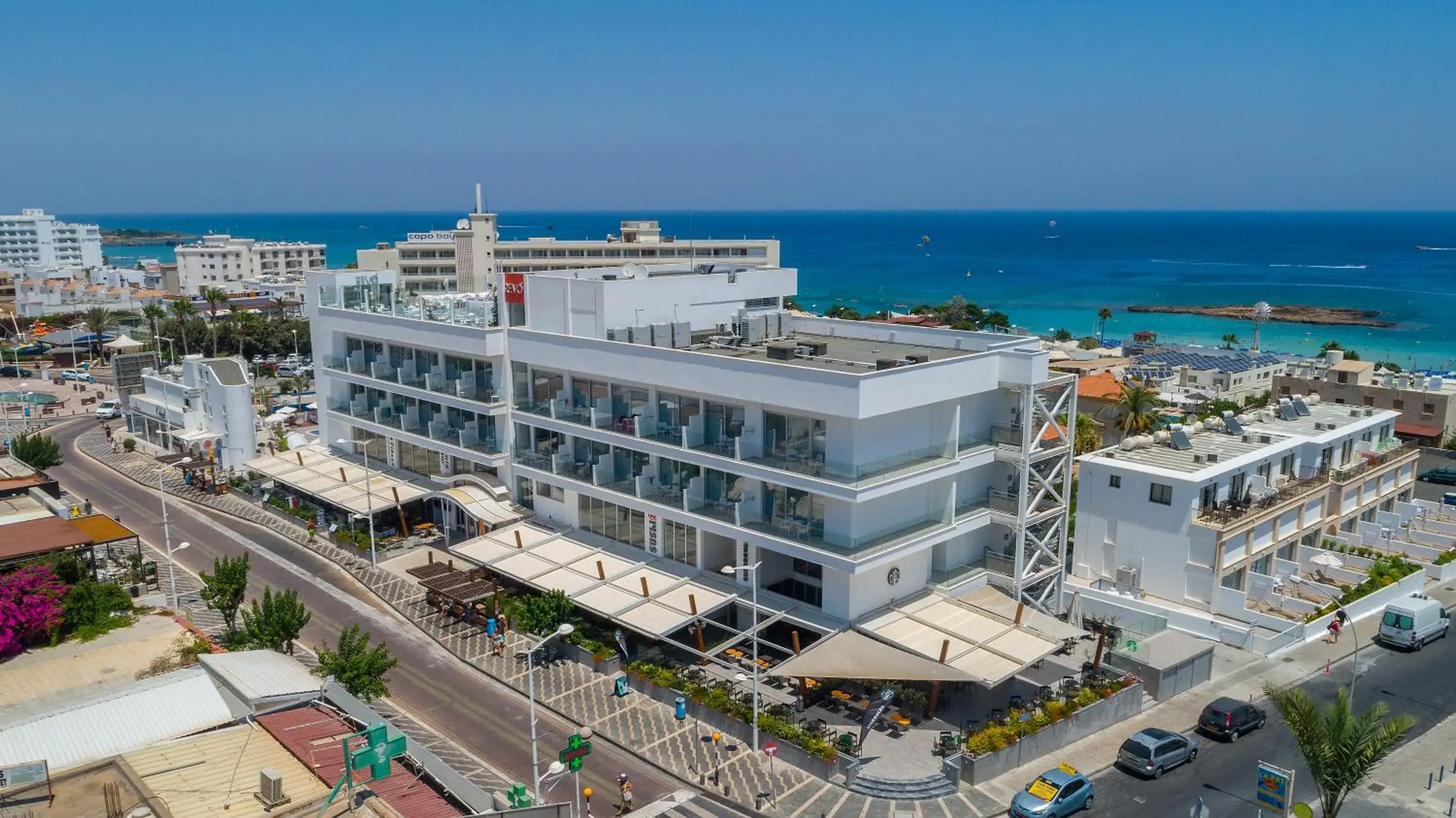 Property building in Protaras Plaza Hotel Property building in Protaras Plaza Hotel