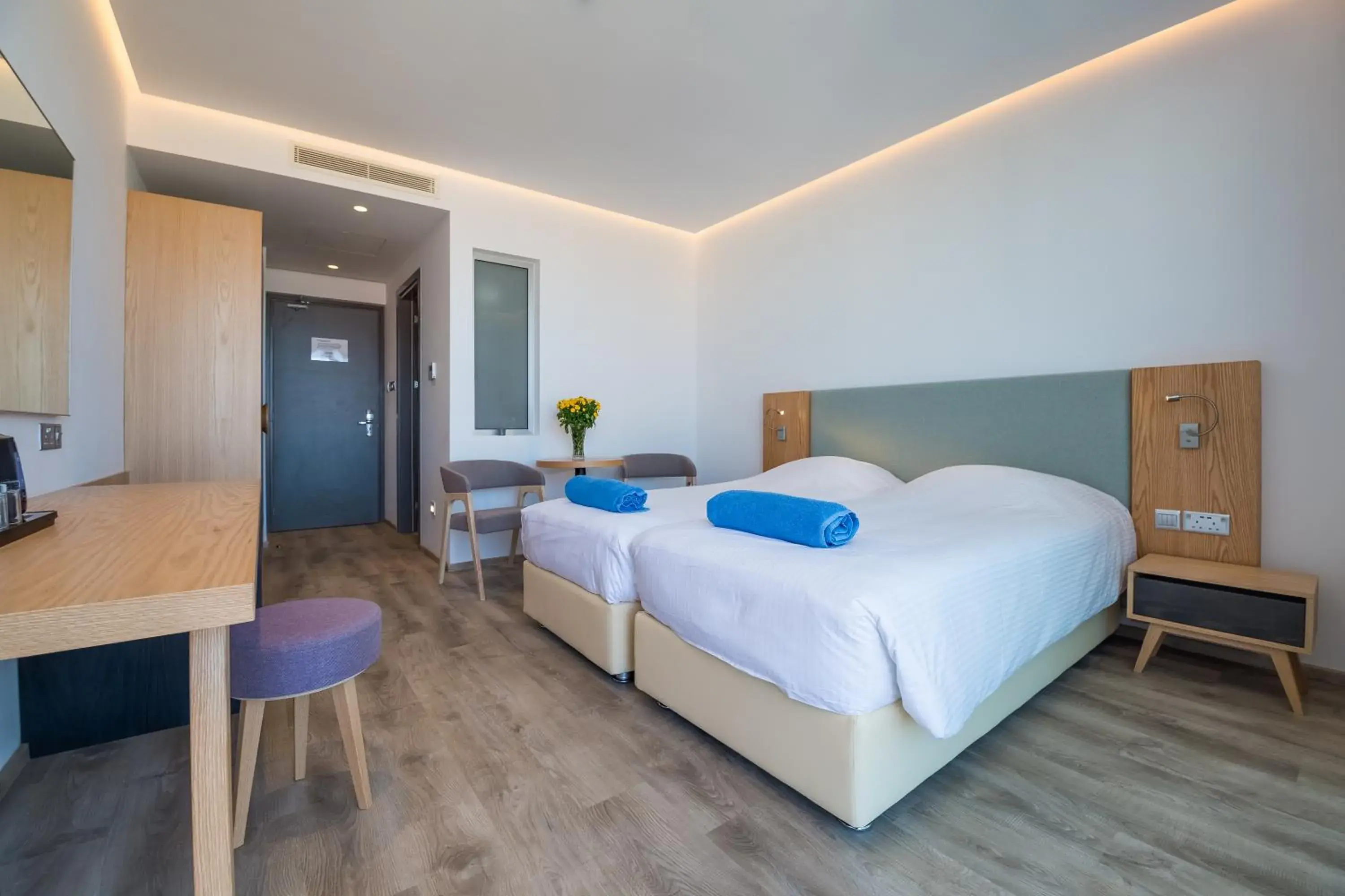 Bedroom, Bed in Protaras Plaza Hotel Bedroom, Bed in Protaras Plaza Hotel