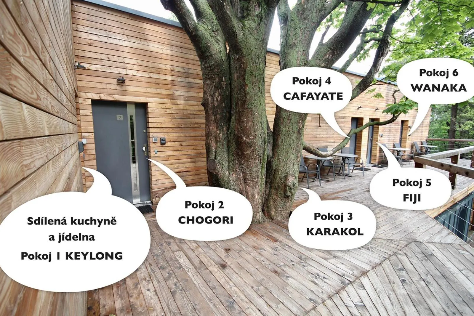 Facade/entrance in Flight Park Javorovy