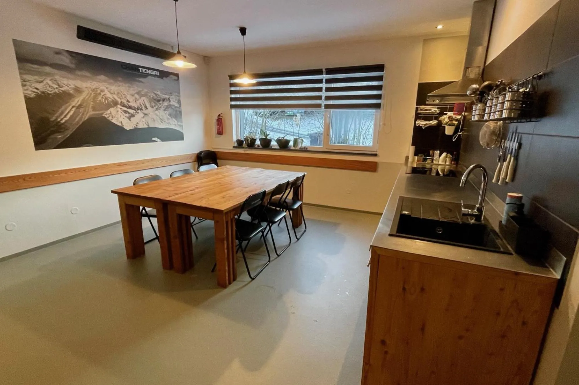 Dining area in Flight Park Javorovy