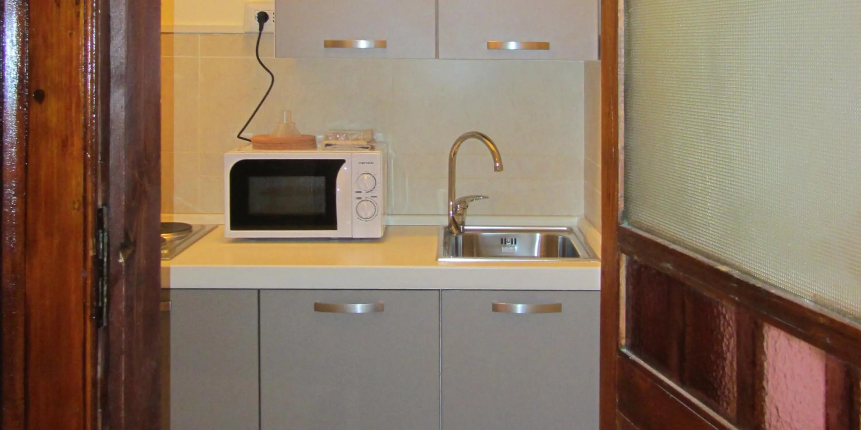Kitchen or kitchenette in B&B Piazza Del Popolo