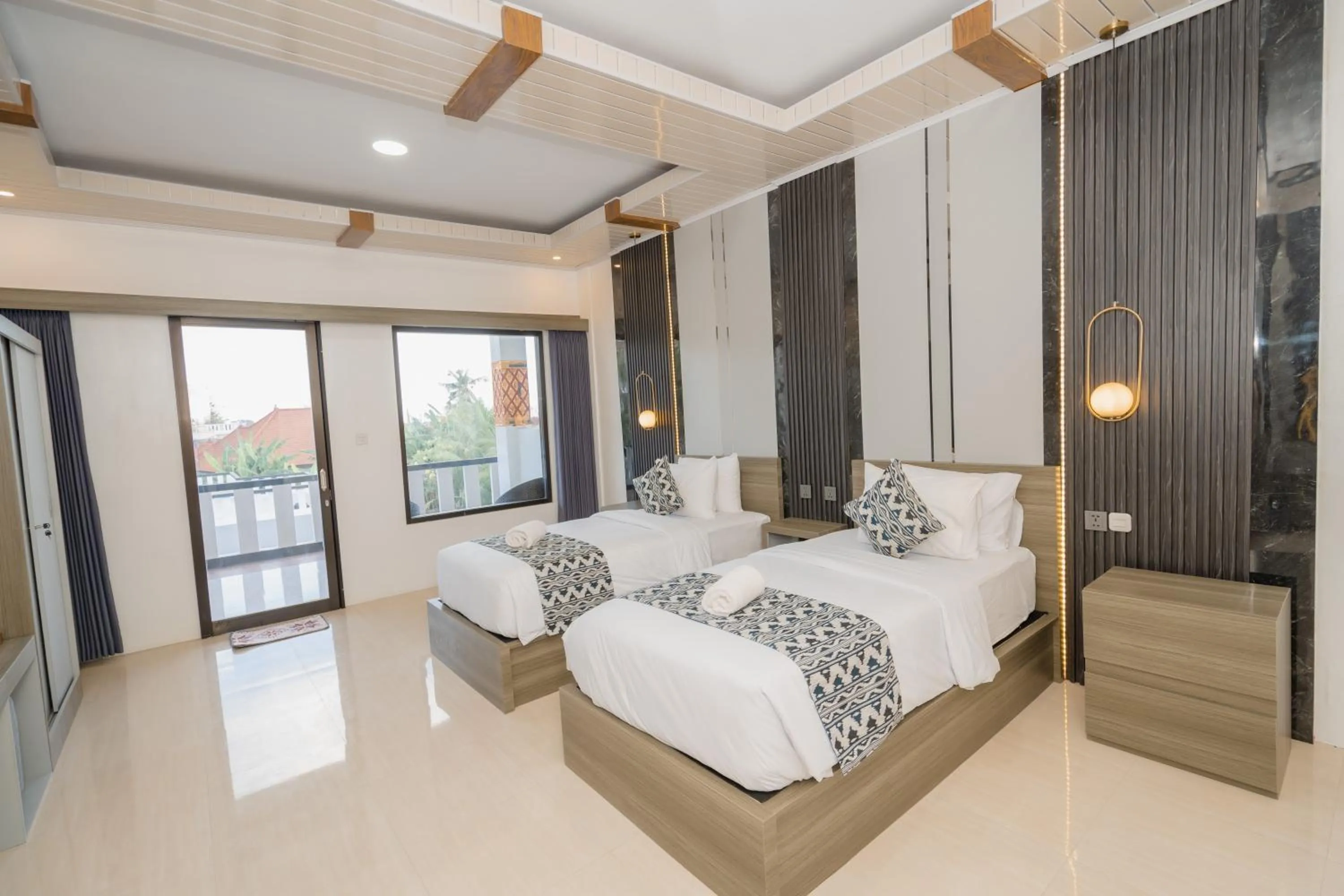 Bed in Pandawa Resort & Spa Seaview