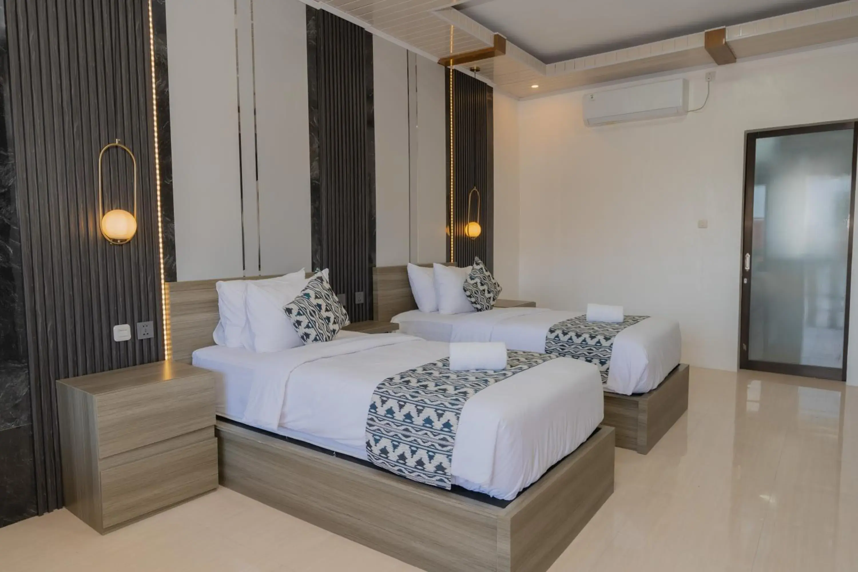 Twin Room with Balcony in Pandawa Resort & Spa Seaview Twin Room with Balcony in Pandawa Resort & Spa Seaview