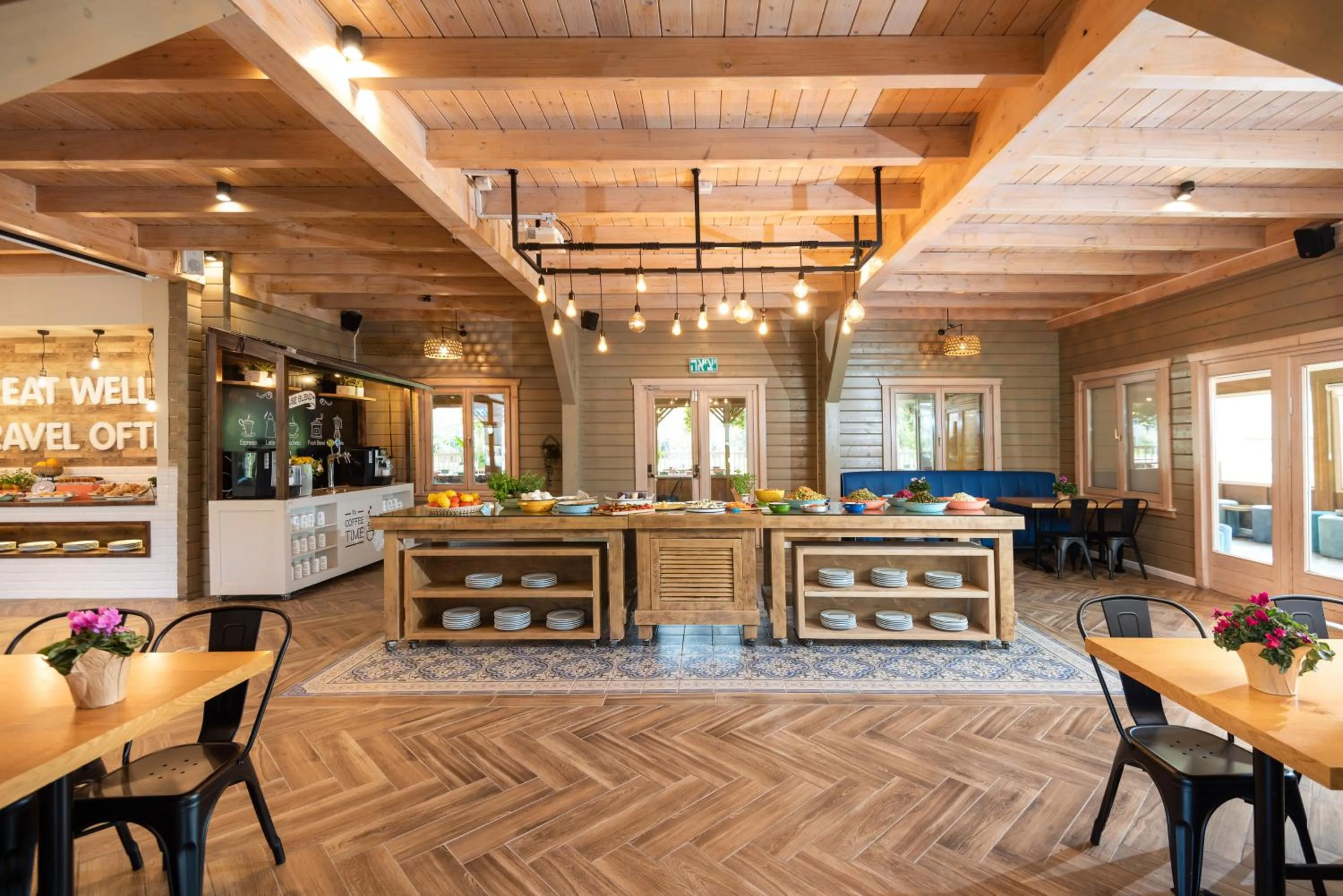 Restaurant/places to eat in The Village- Jordan Riverside Travel Hotel