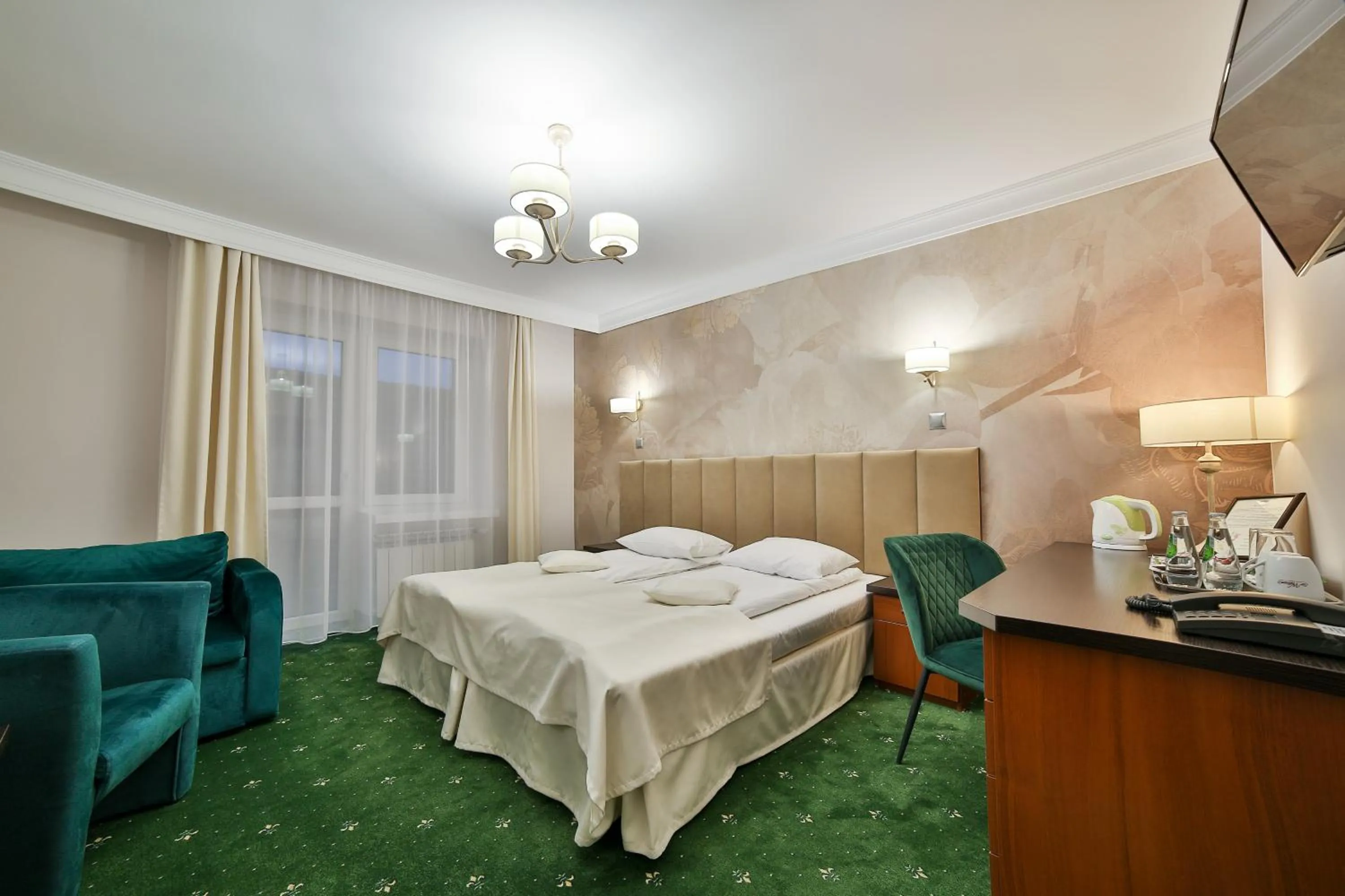 Bed in Hotel Wiosna