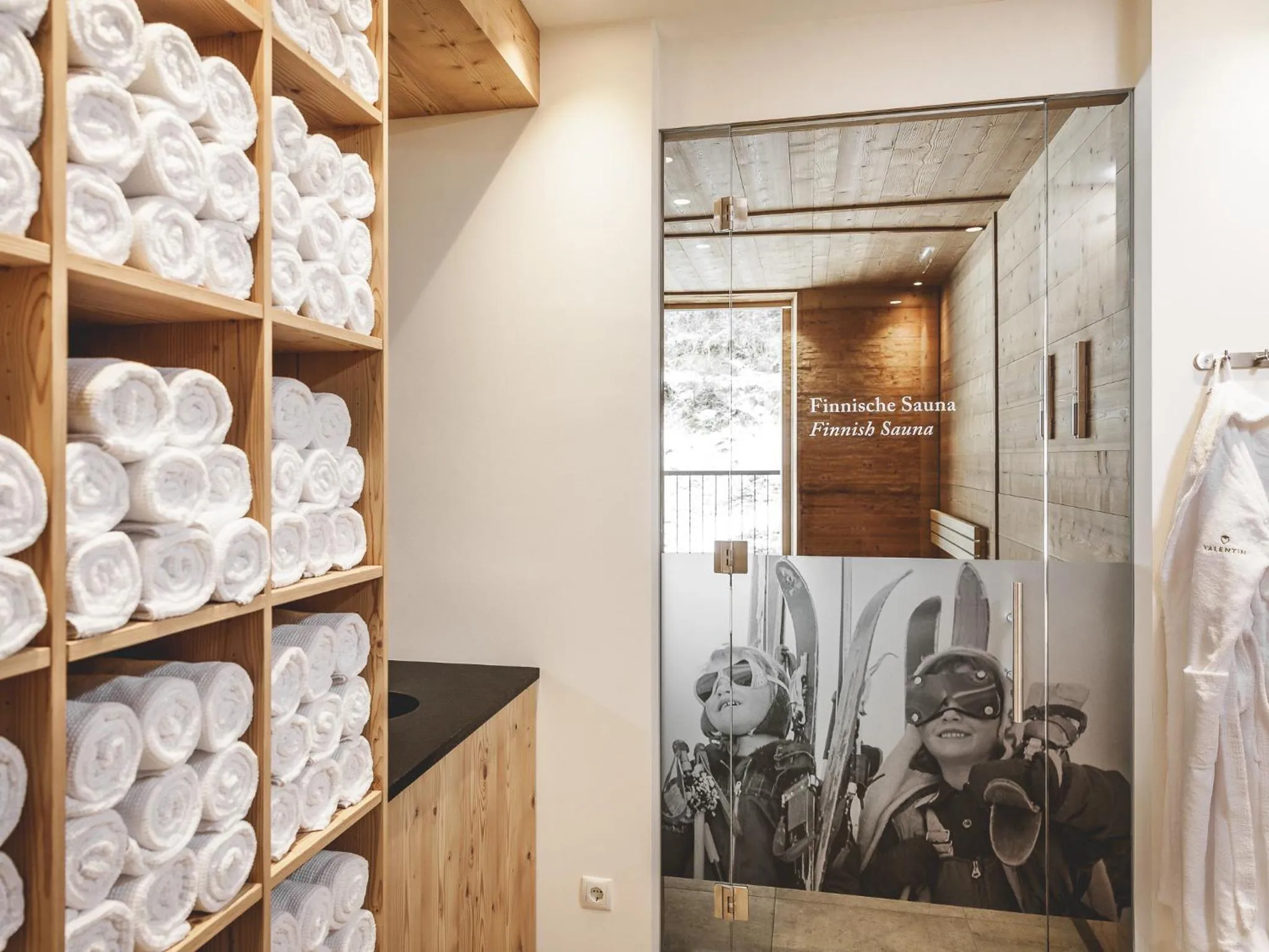 Sauna in Valentin Design Apartments