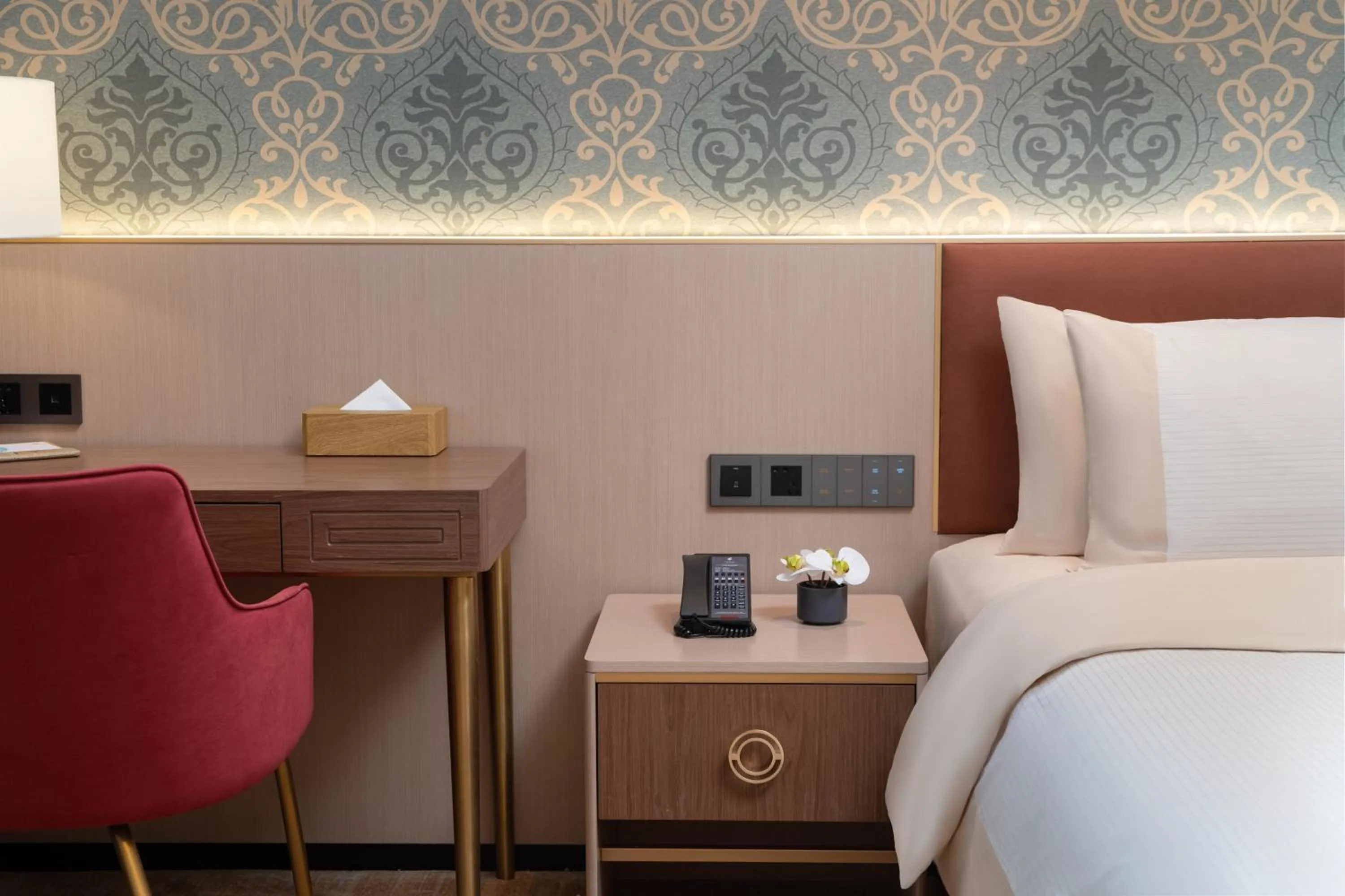 Bed in Guangzhou Wogo Yuanbao Hotel-Zhujiang New Town