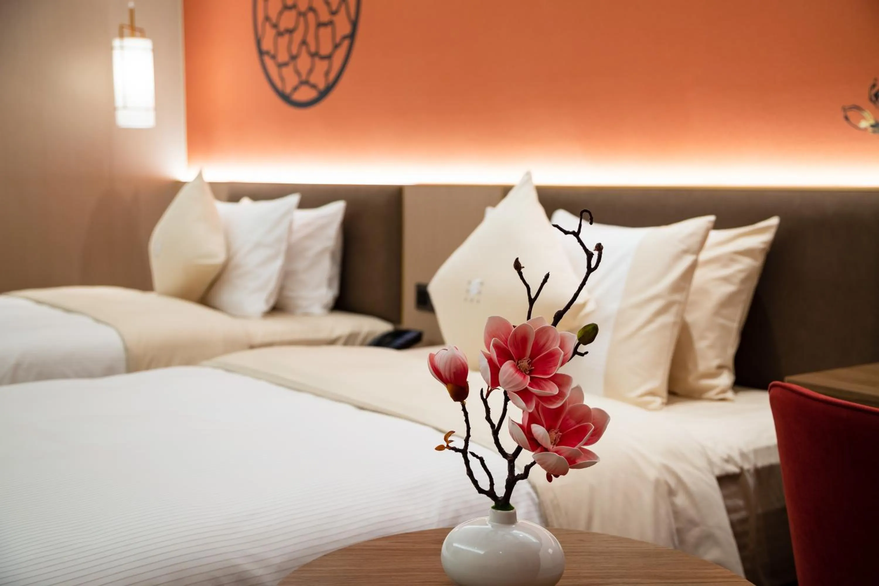 Bed in Guangzhou Wogo Yuanbao Hotel-Zhujiang New Town