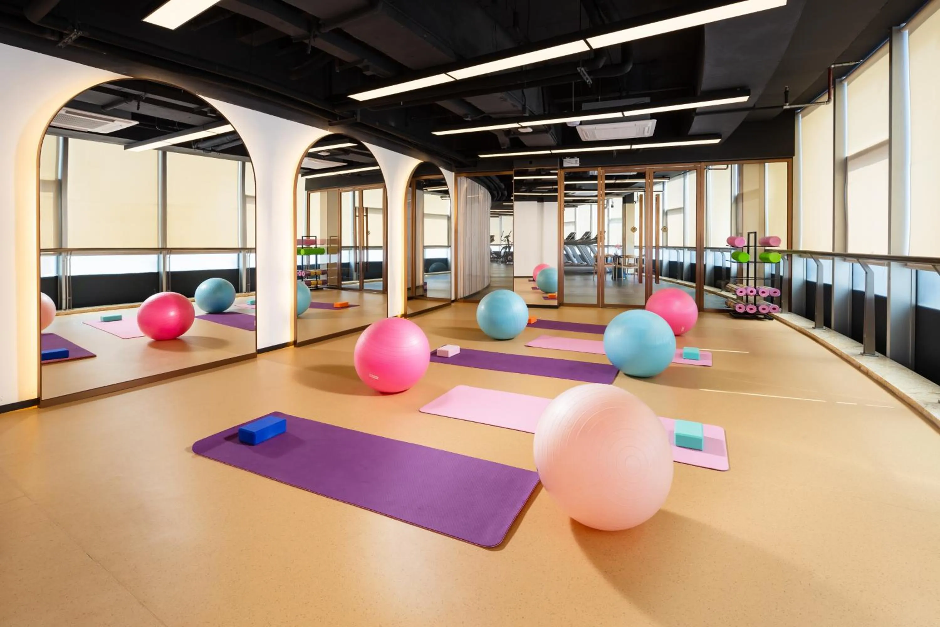 Fitness centre/facilities in Guangzhou Wogo Yuanbao Hotel-Zhujiang New Town