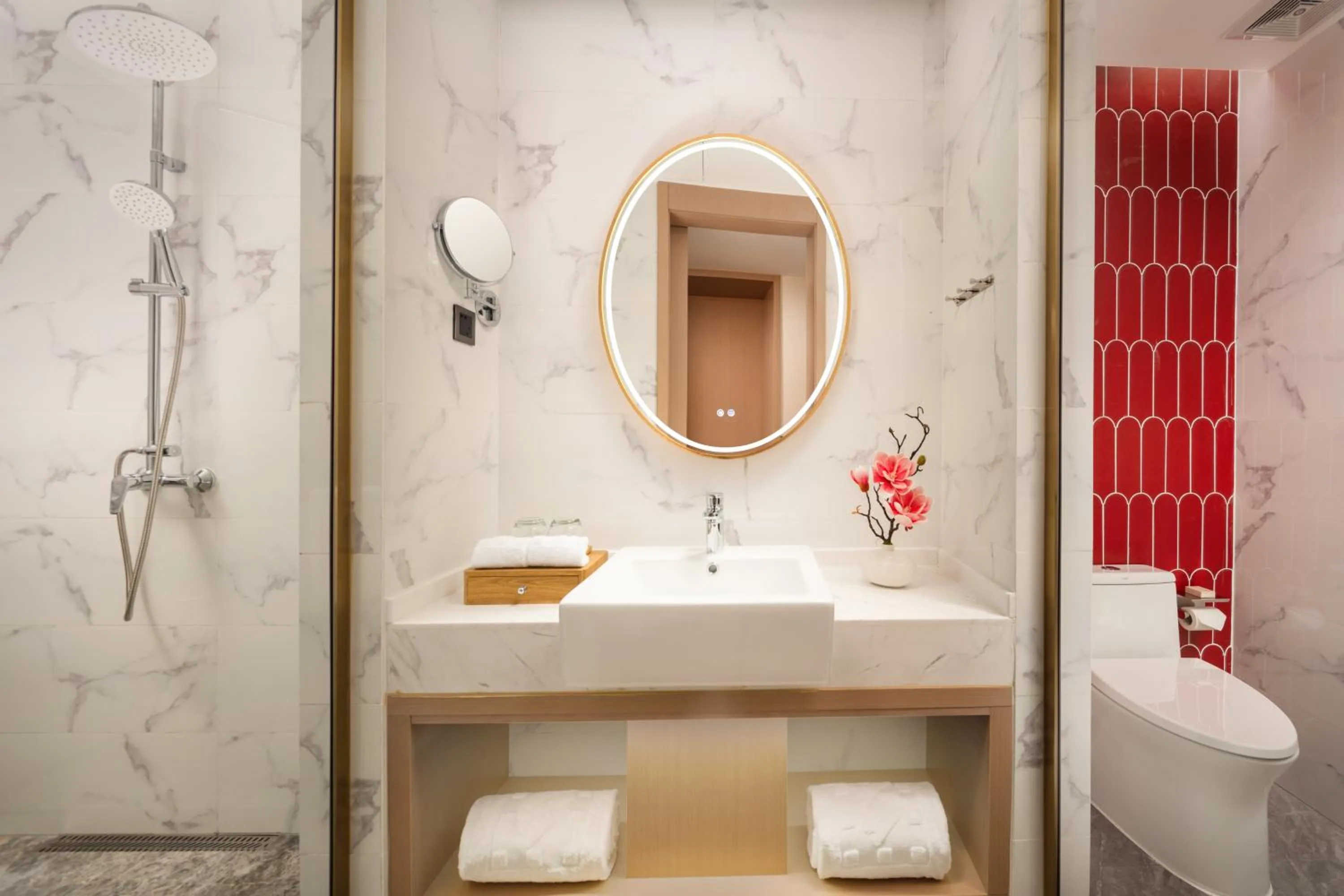 Shower in Guangzhou Wogo Yuanbao Hotel-Zhujiang New Town