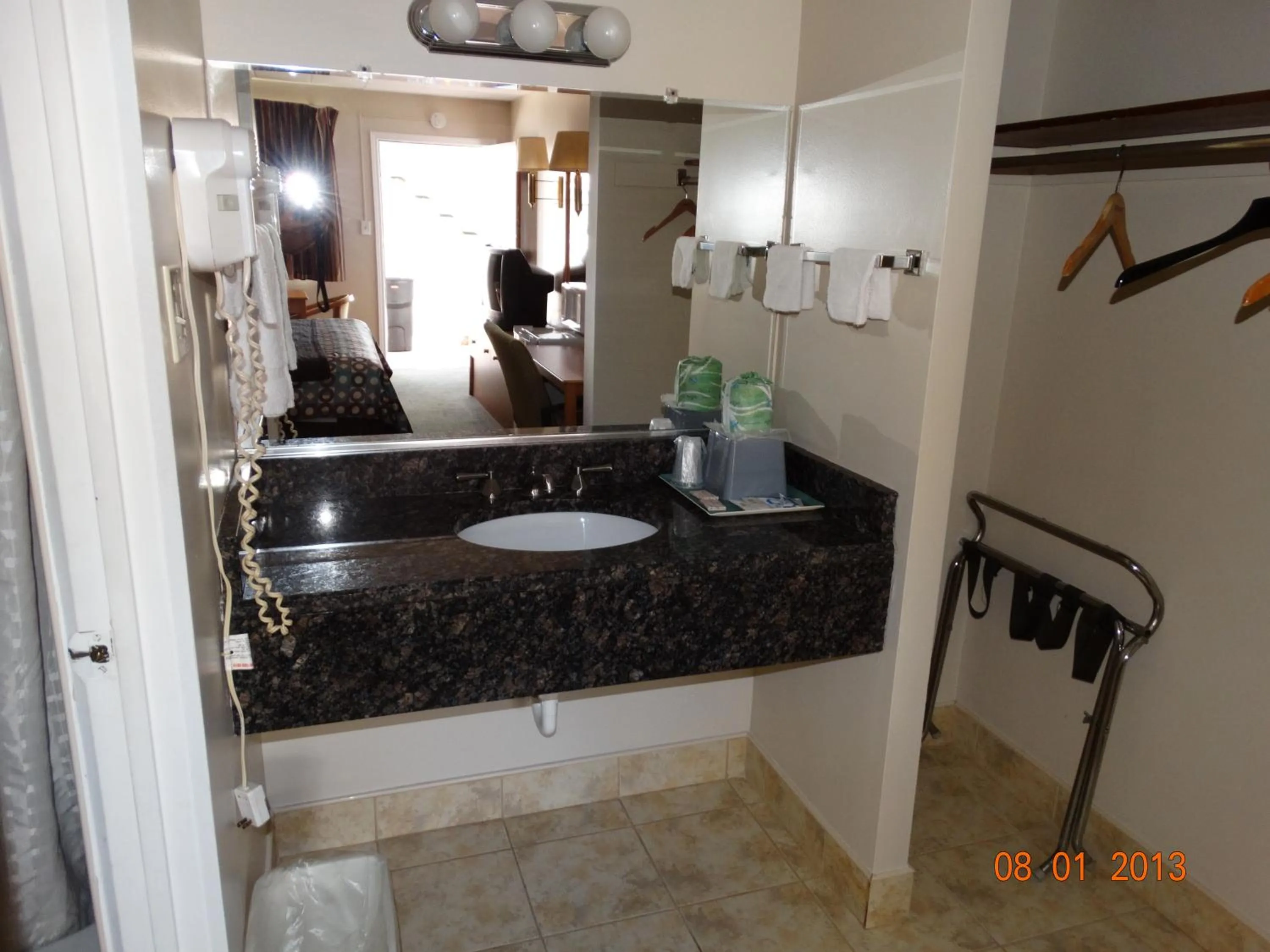 Bathroom in Colony Motel