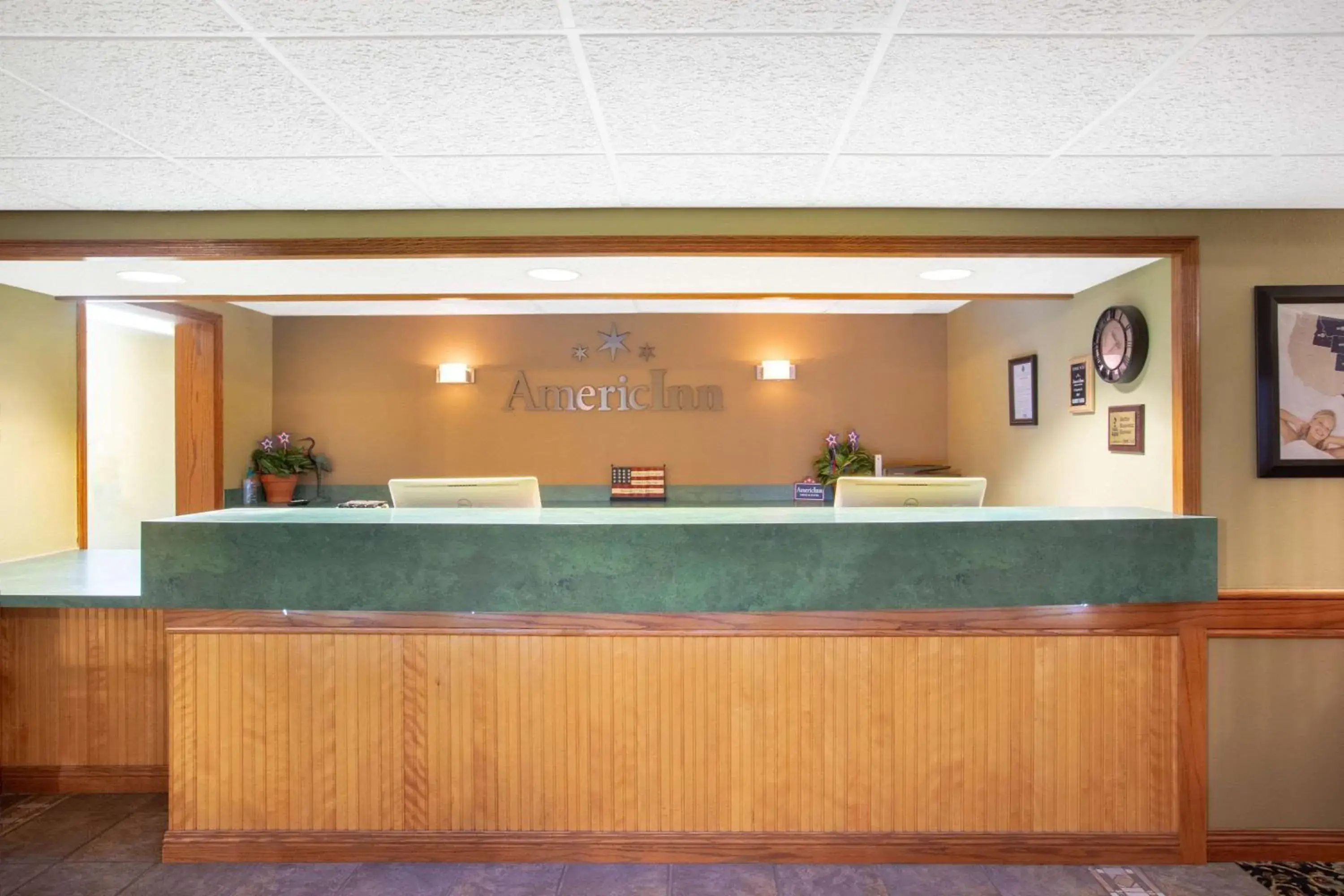 Lobby or reception in AmericInn by Wyndham Kearney Lobby or reception in AmericInn by Wyndham Kearney