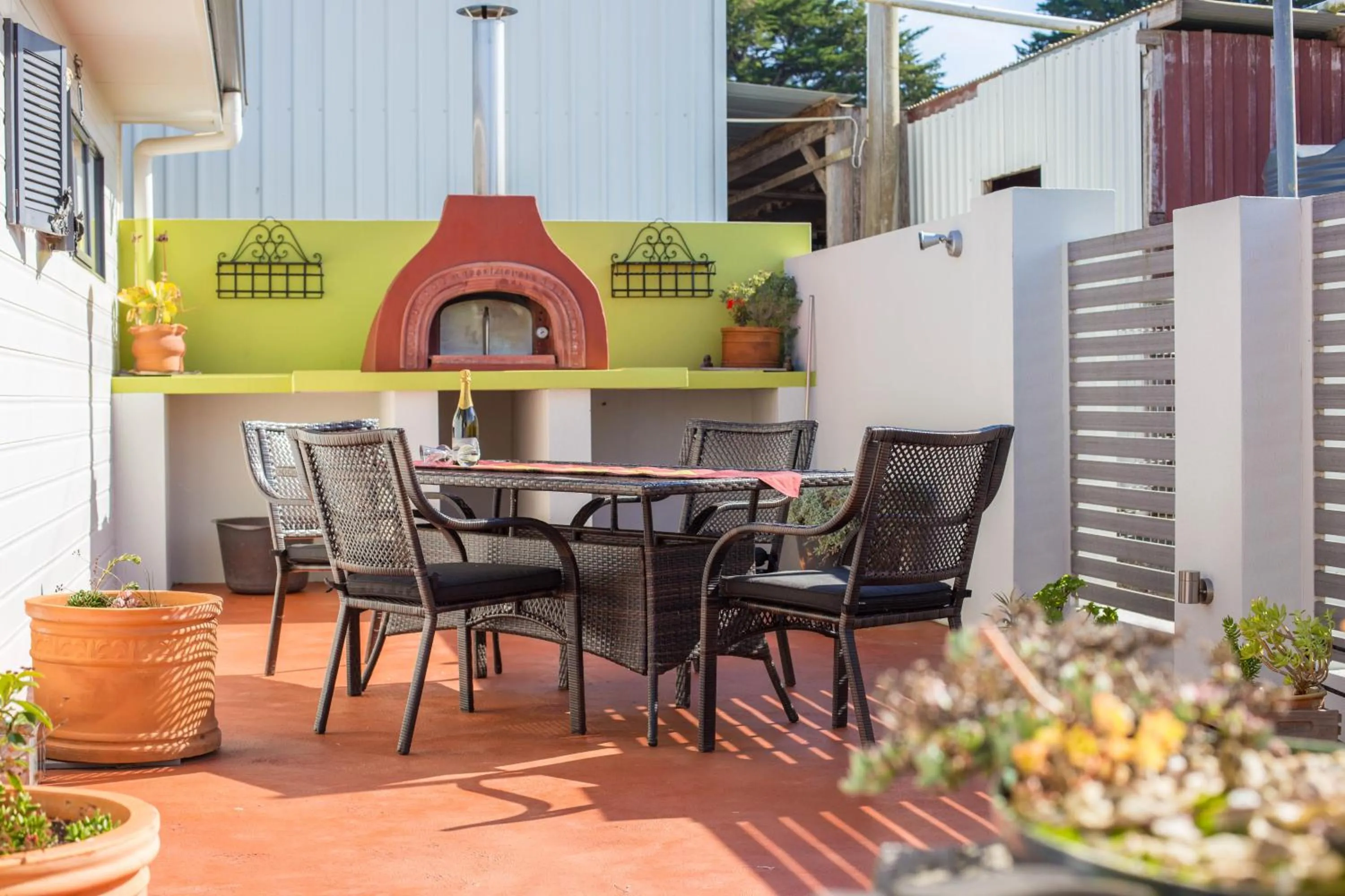 Patio in Cradle at Casa Blanca Country Retreat