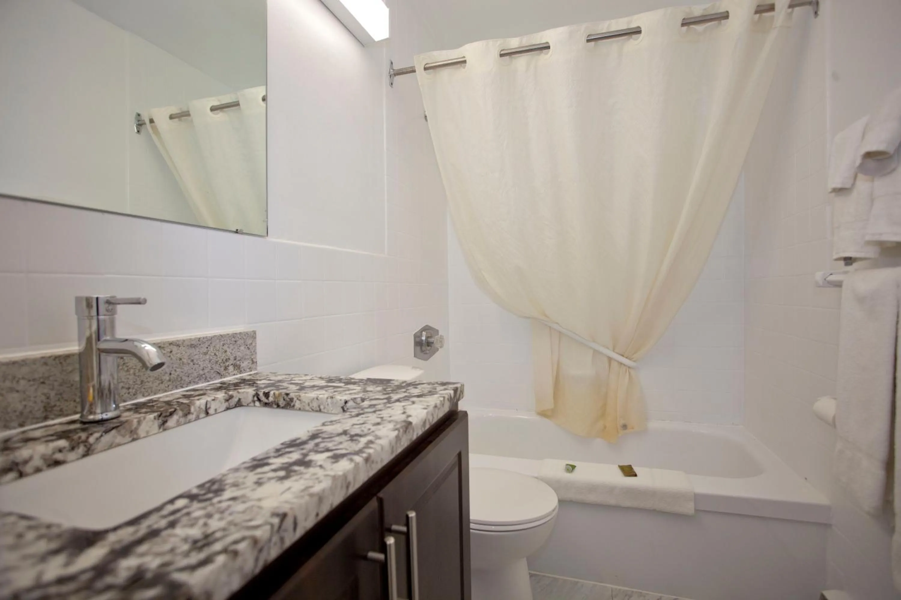 Bathroom in Canadas Best Value Inn & Suites Woodstock