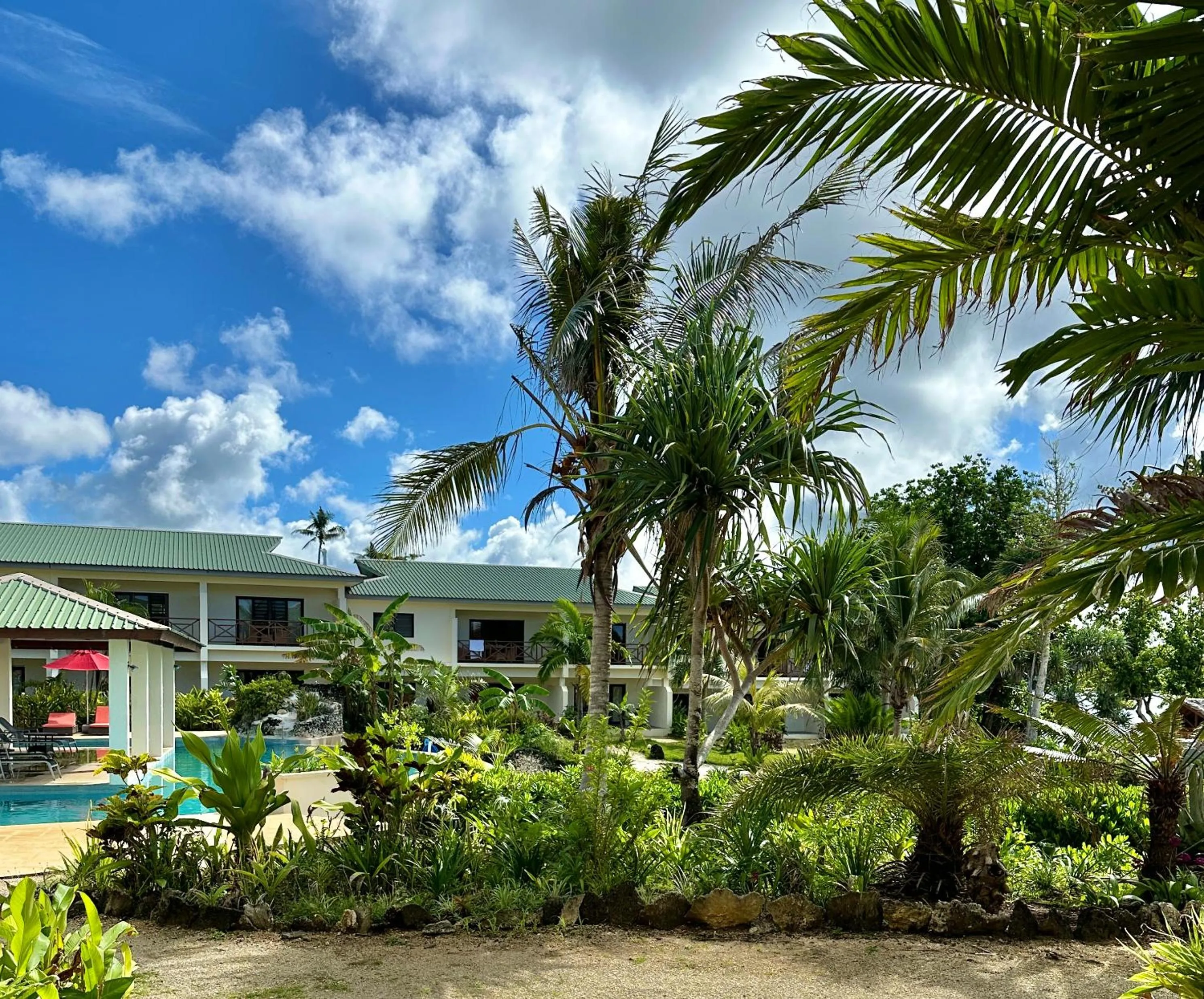 Garden view in Nasama Resort