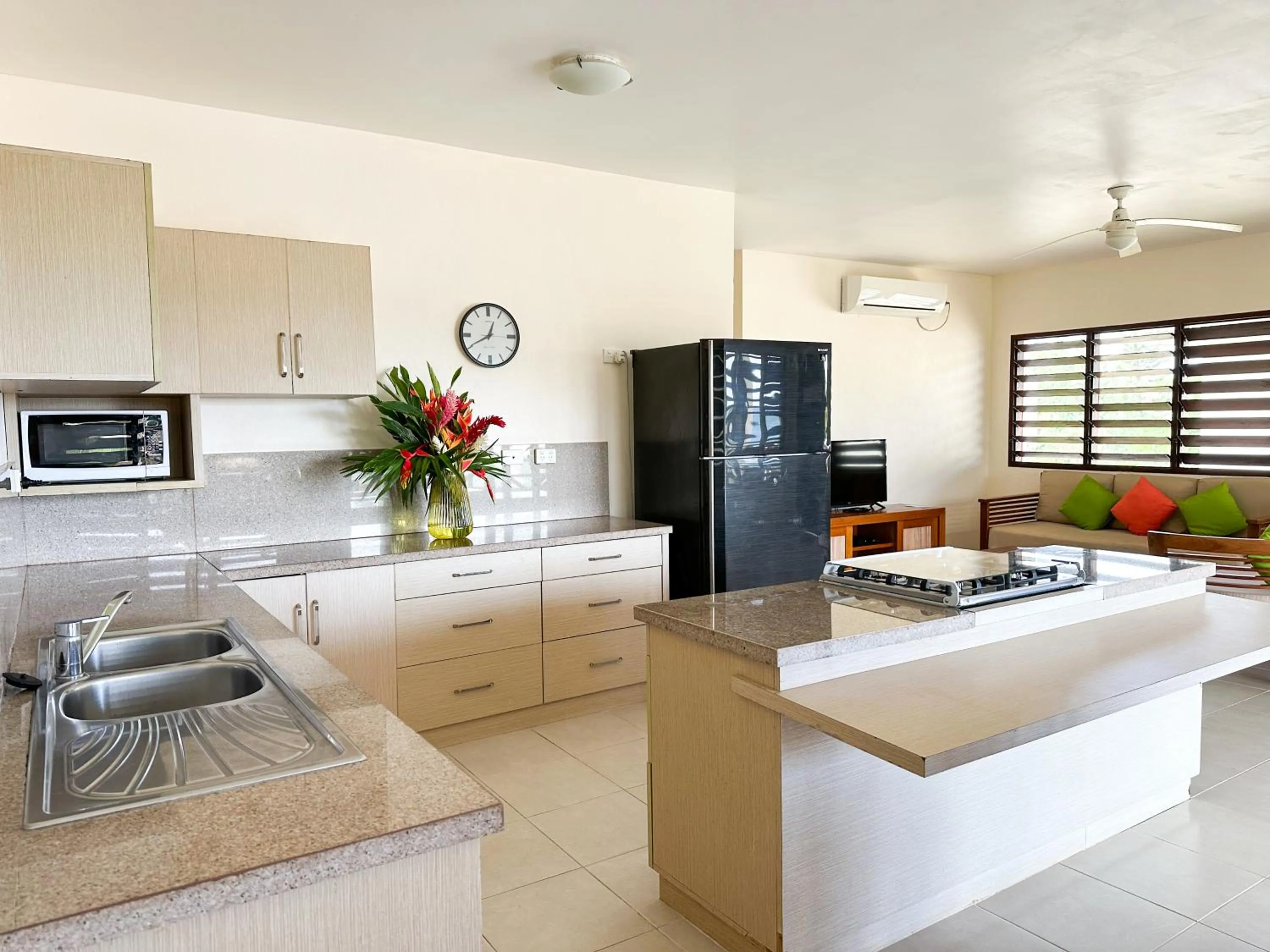 Kitchen or kitchenette in Nasama Resort