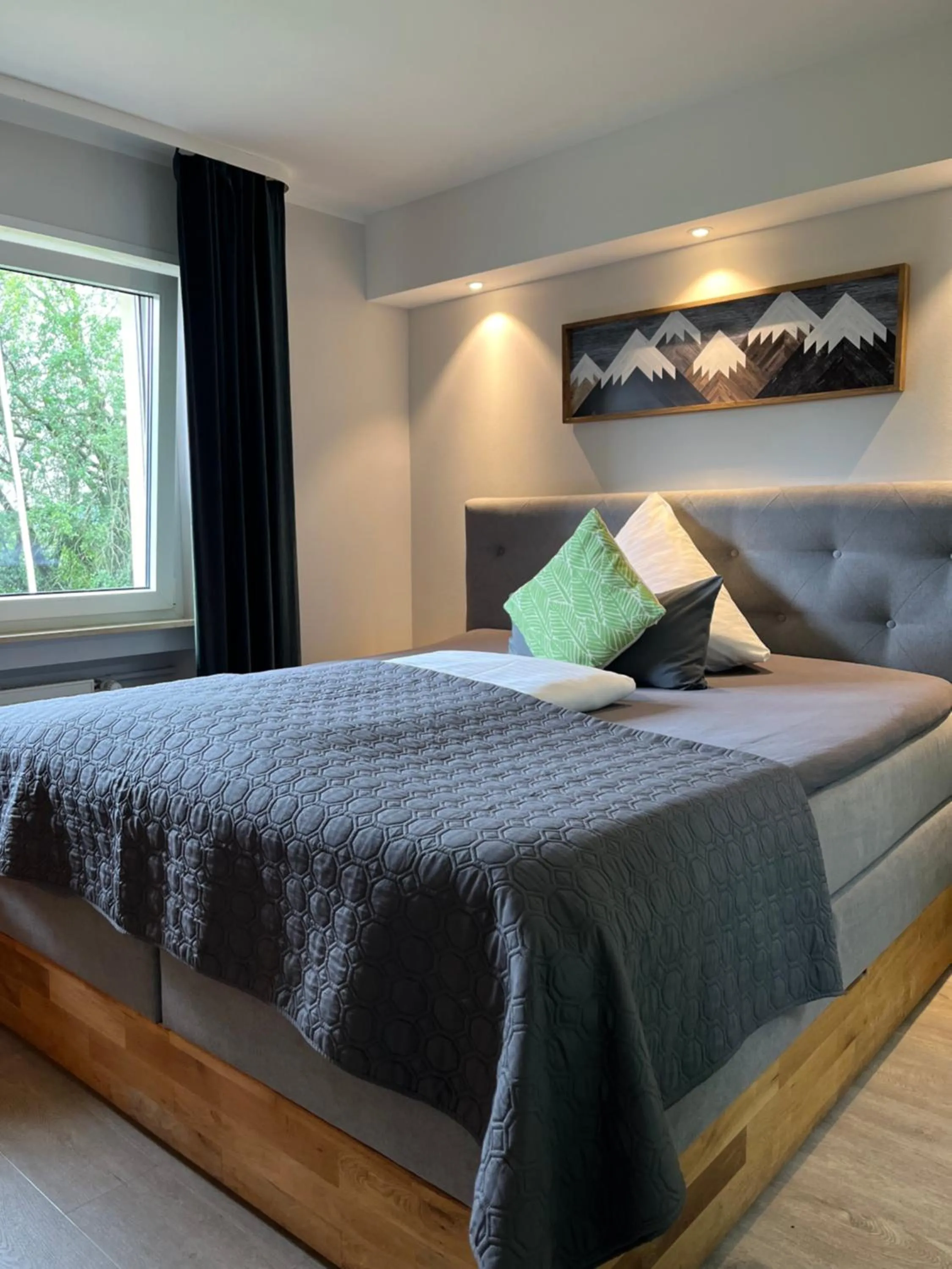 Bed in Hotel-Restaurant Berghof