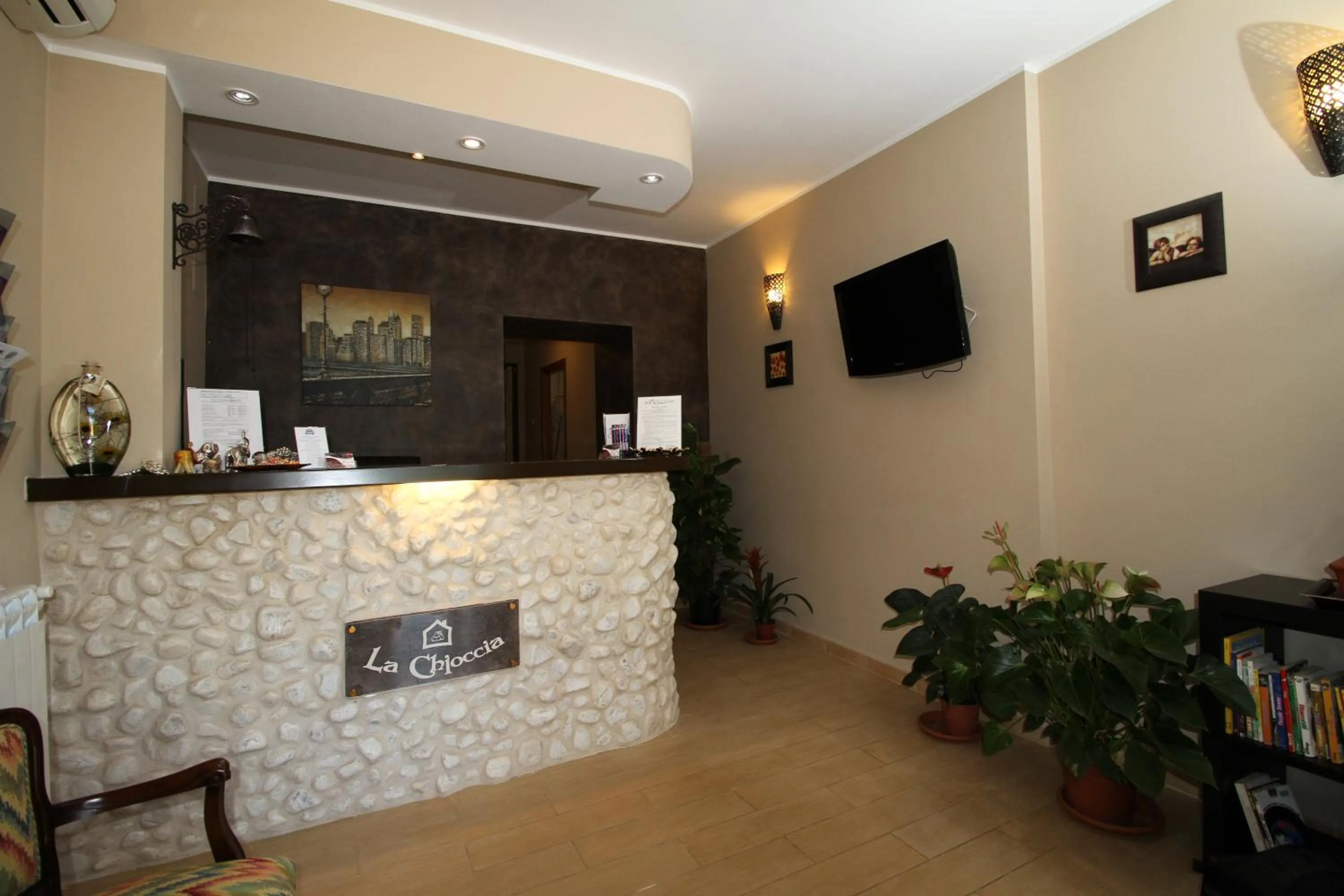 Lobby or reception in La Chioccia