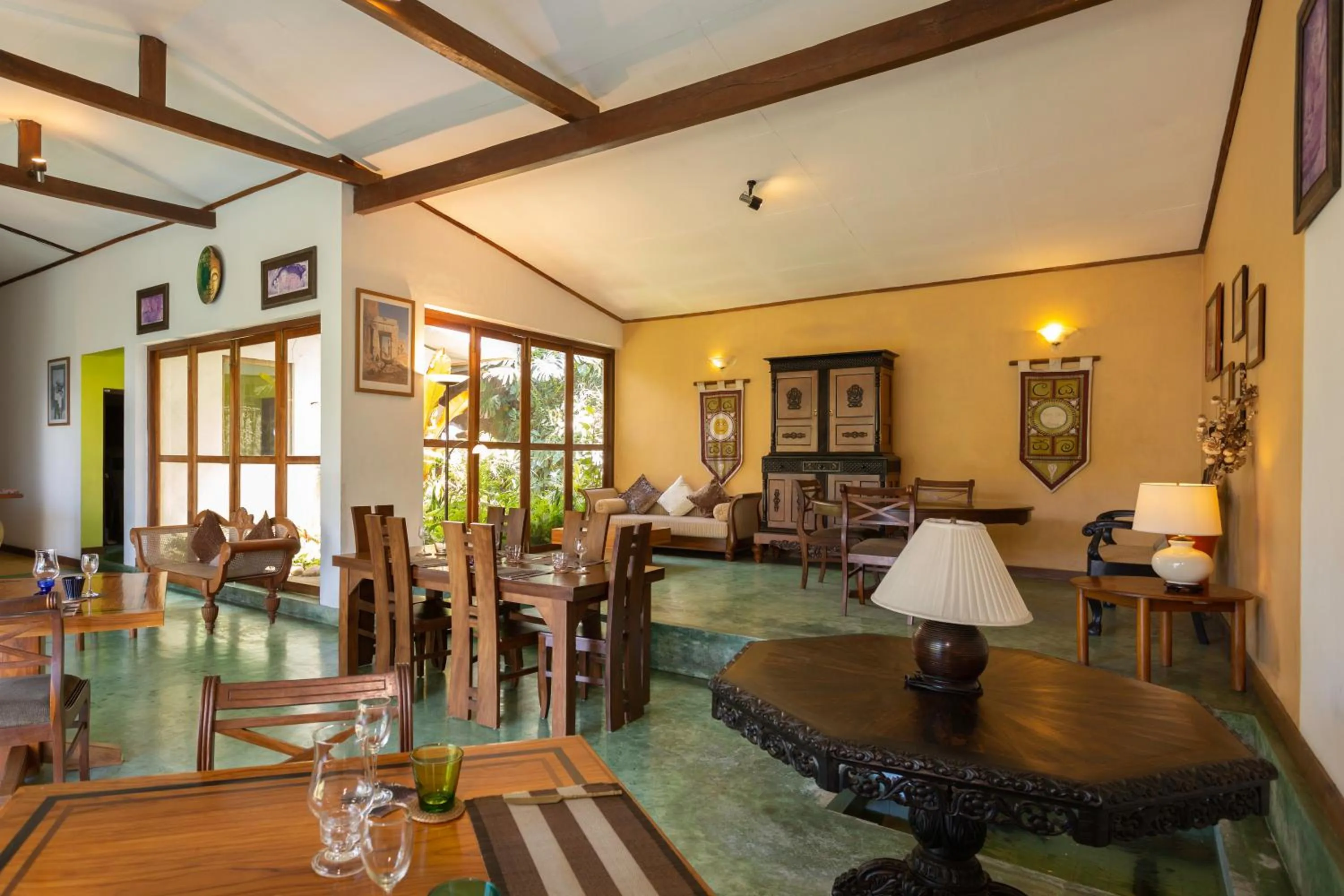 Seating area in Ravana Heights