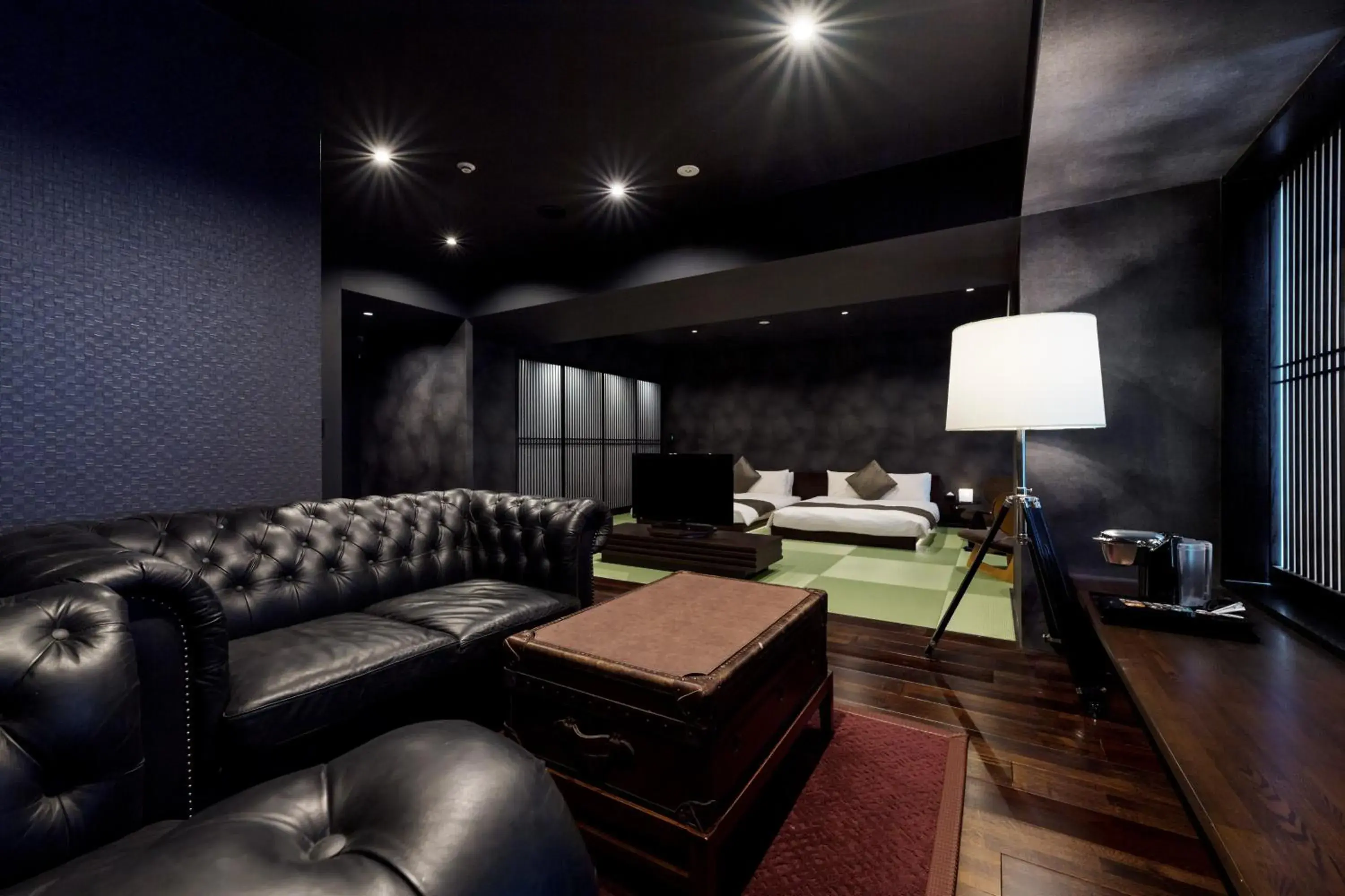 Living room in PROSTYLE Ryokan Yokohama Bashamichi Living room in PROSTYLE Ryokan Yokohama Bashamichi