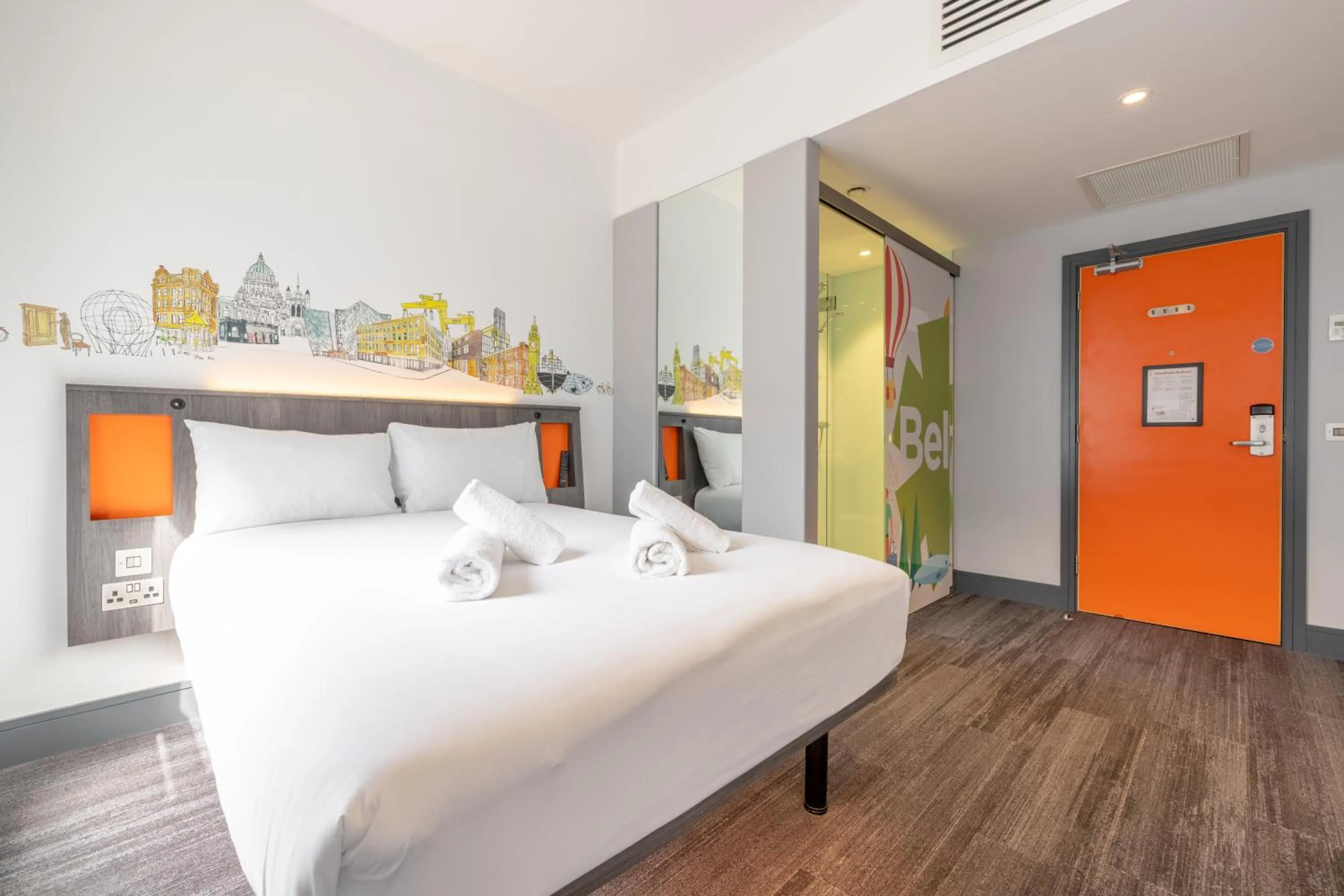 Bed in easyHotel Belfast