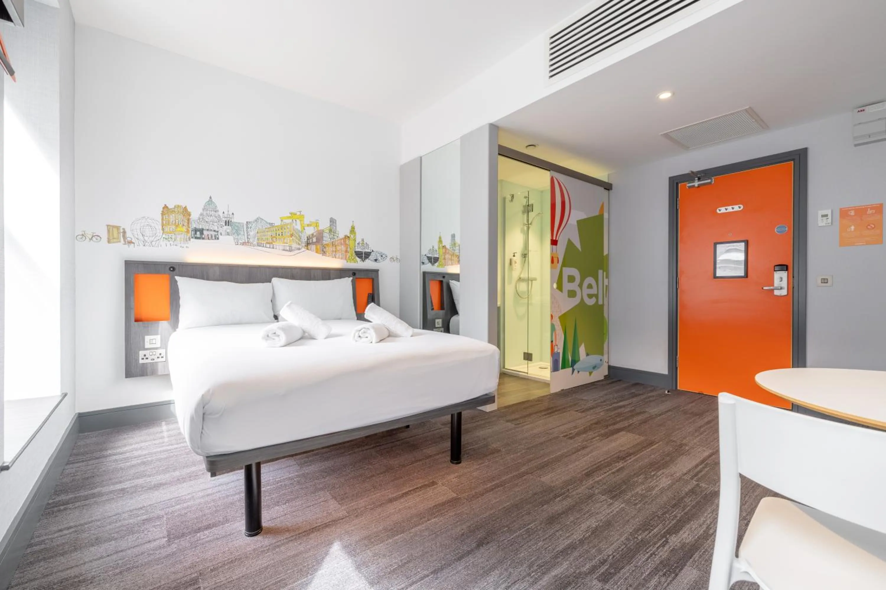 Bed in easyHotel Belfast