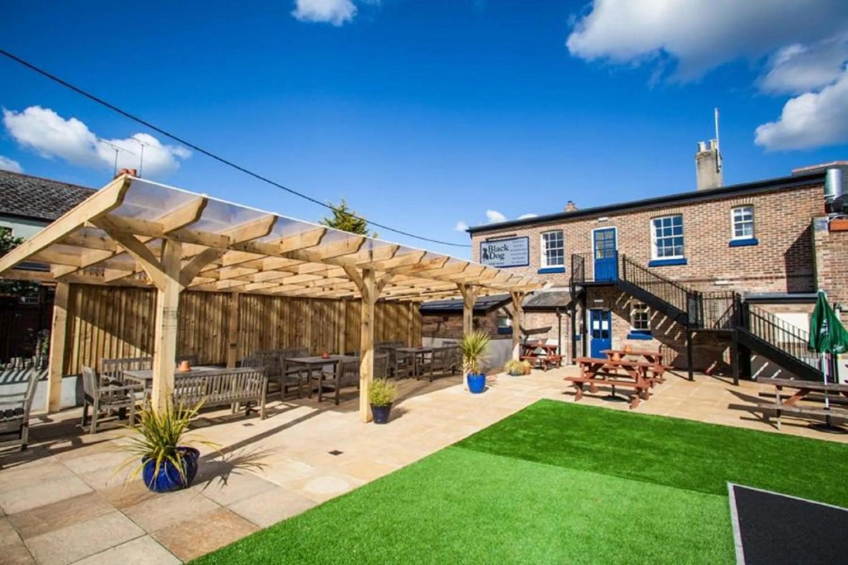 Garden in The Black Dog Inn