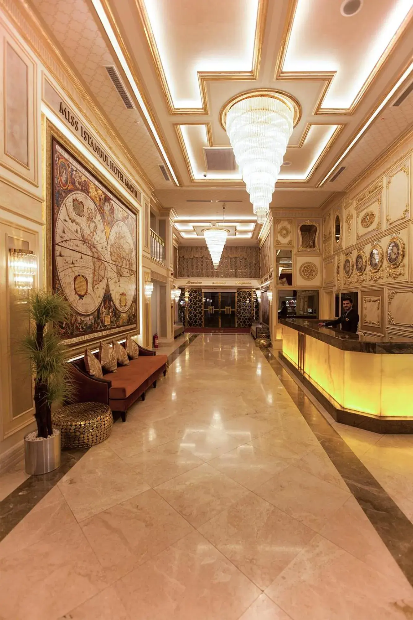 Lobby or reception in Miss Istanbul Hotel Lobby or reception in Miss Istanbul Hotel