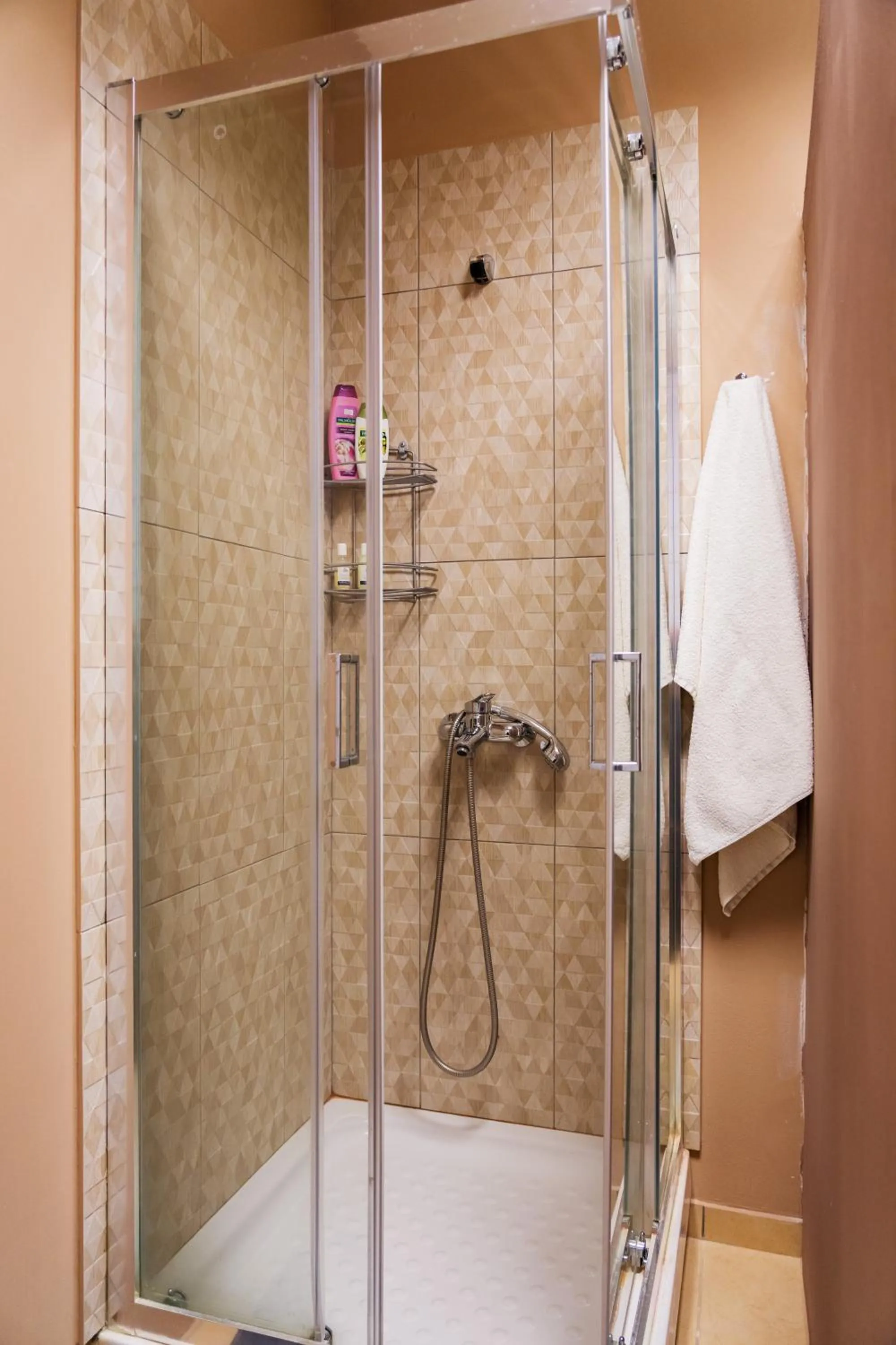 Shower in Athenian Central Apartments