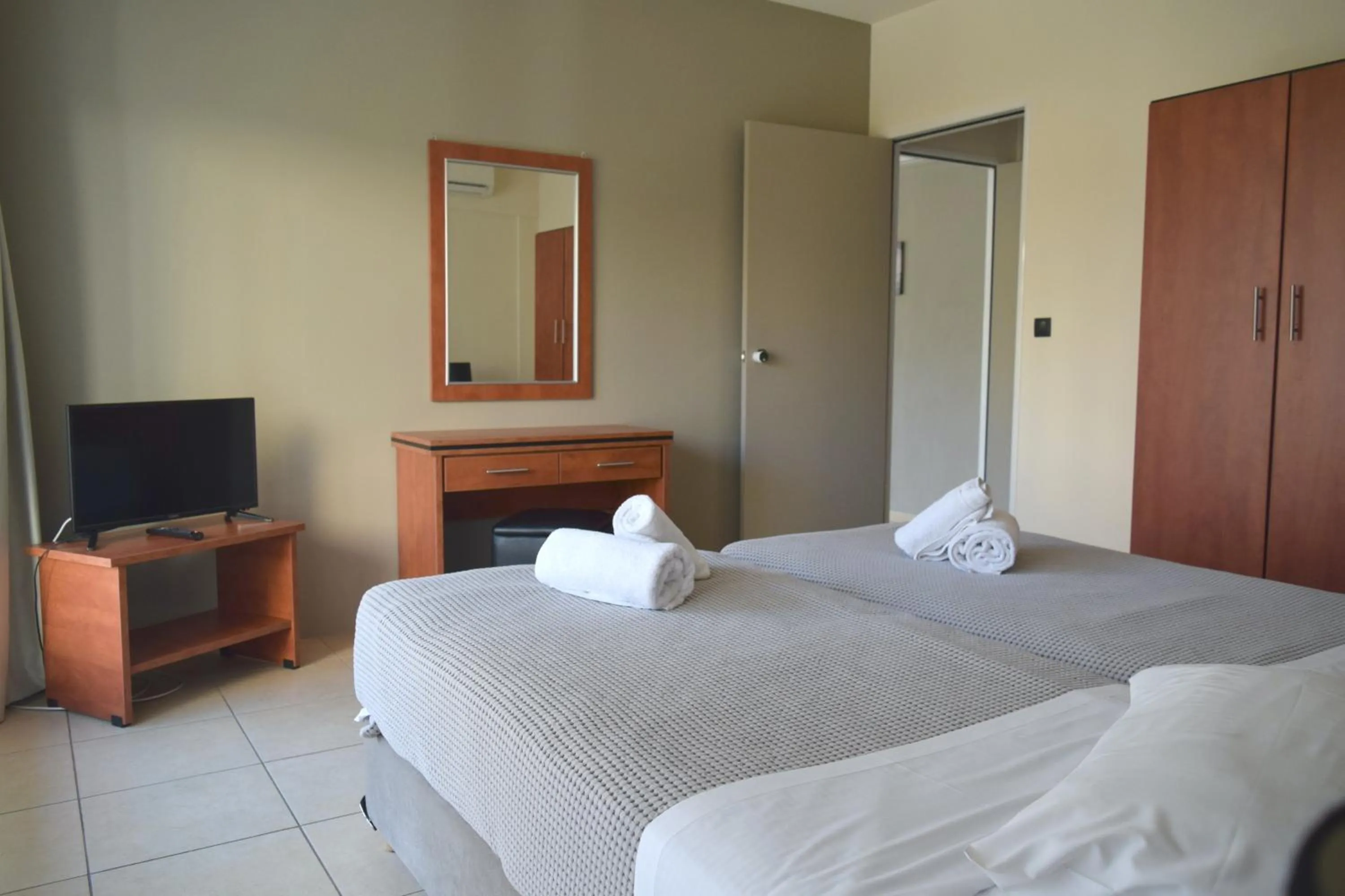 Bedroom in Athenian Central Apartments