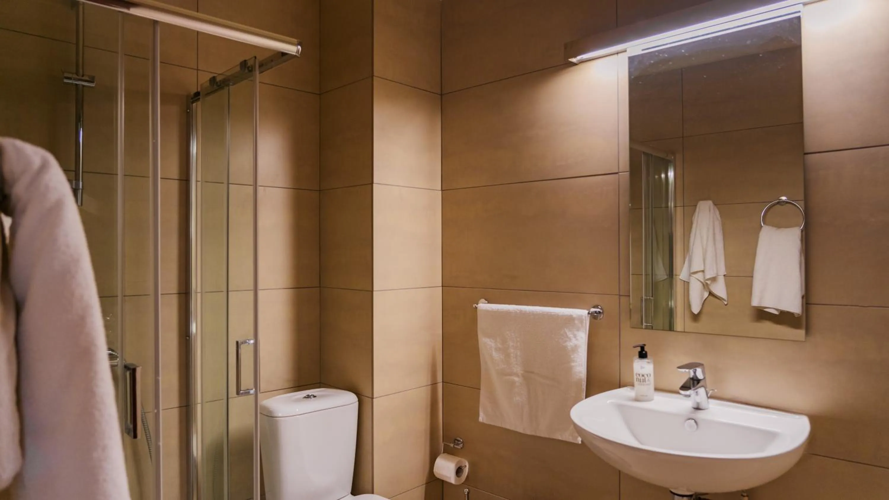 Shower in Athenian Central Apartments