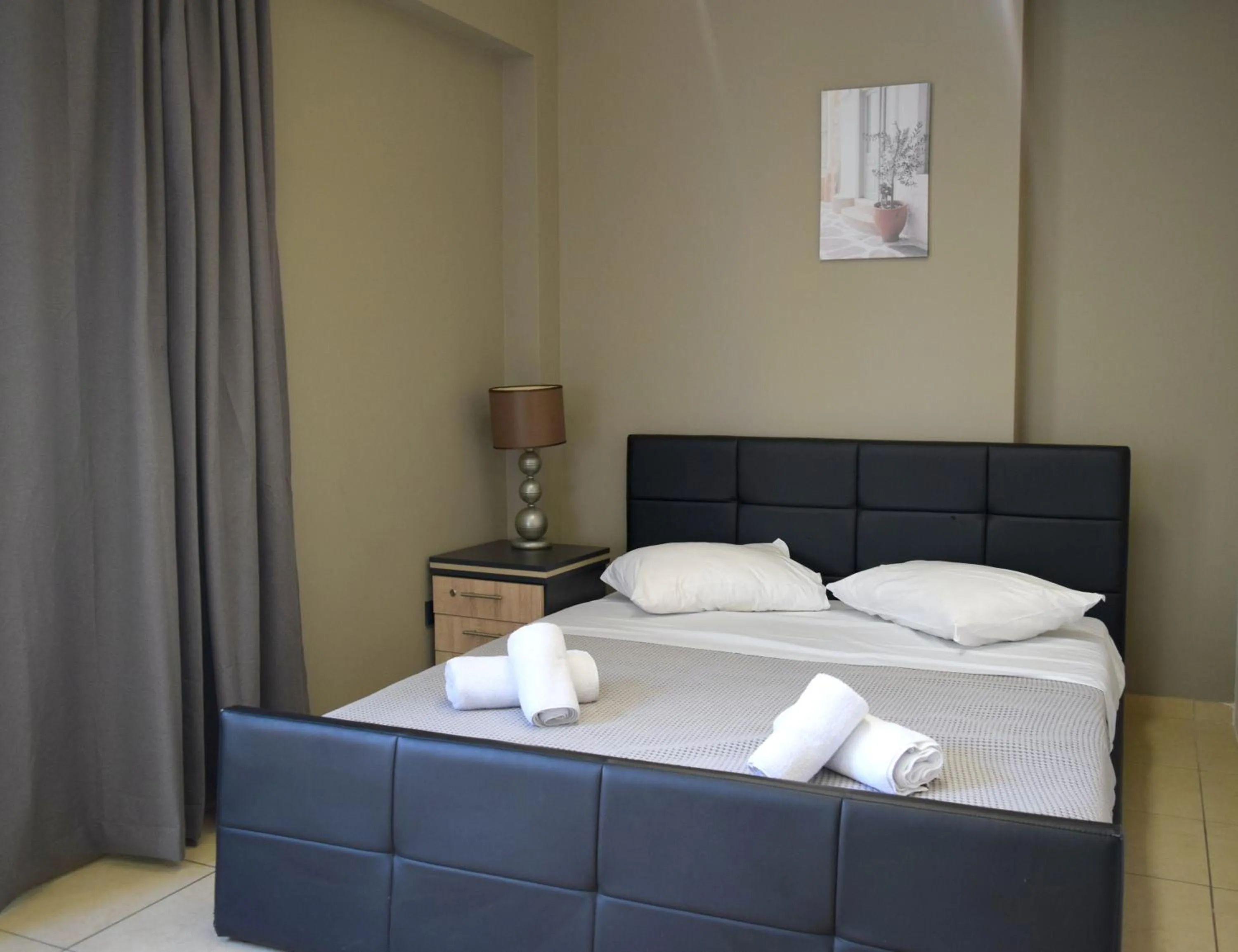 Bed in Athenian Central Apartments