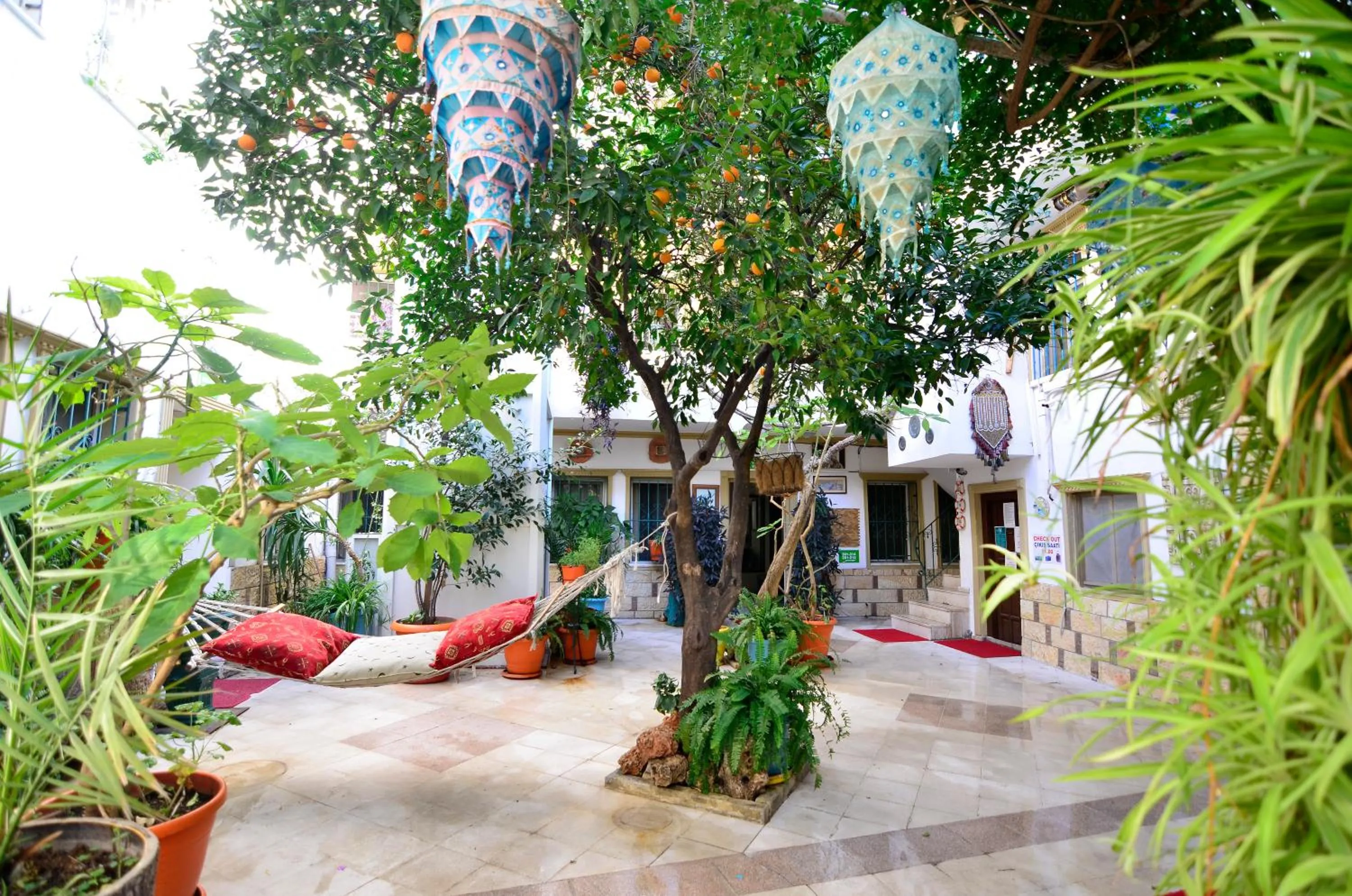 Garden in Sevin Hotel Pension