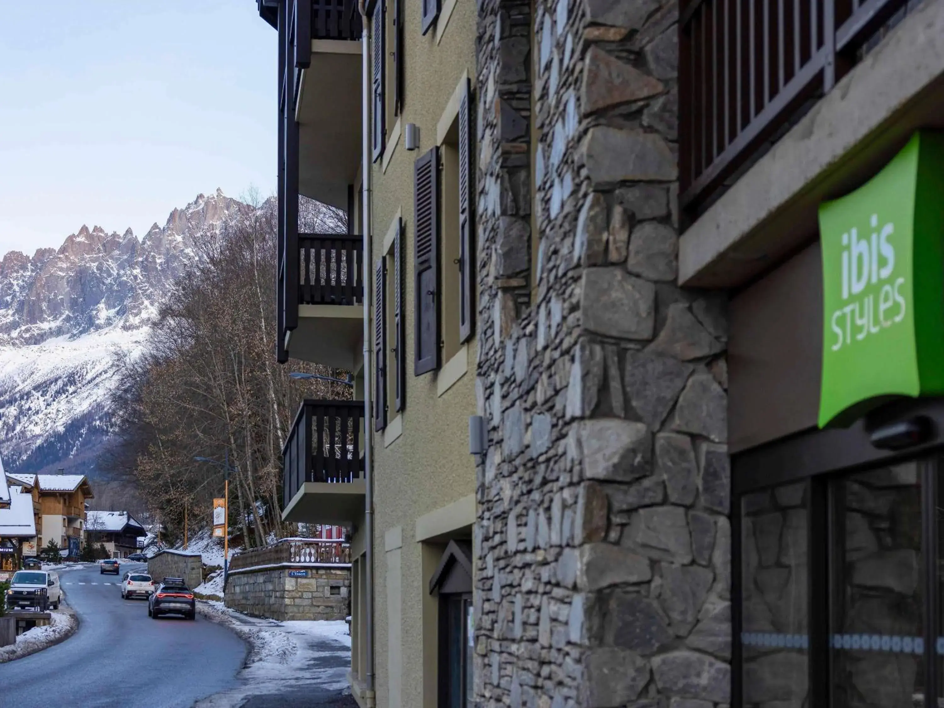 Property building in ibis Styles Les Houches Chamonix Property building in ibis Styles Les Houches Chamonix