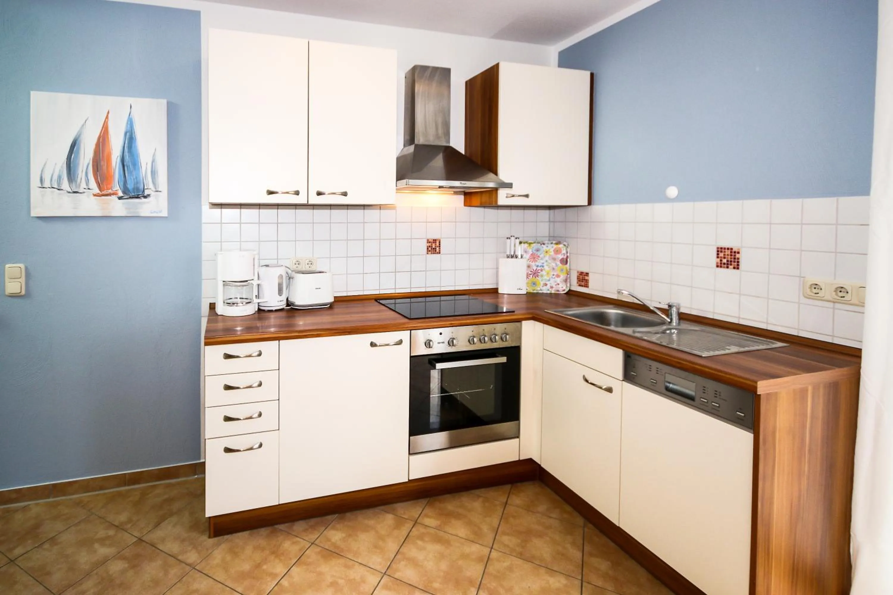 Kitchen or kitchenette in Apartment in der Alexandrinenstrasse