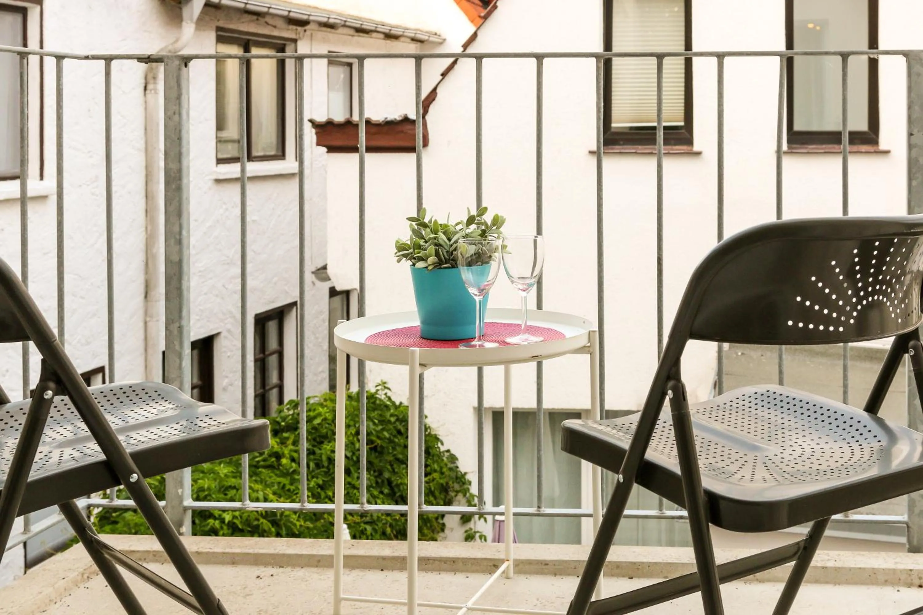 Balcony/Terrace in Apartment in der Alexandrinenstrasse
